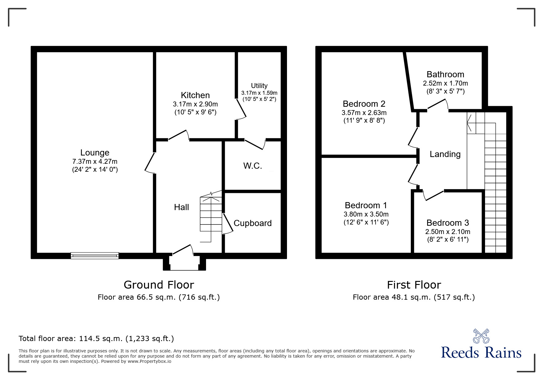 Floorplan of 3 bedroom Detached House to rent, Hillhead Parkway, Newcastle upon Tyne, Tyne and Weear, NE5