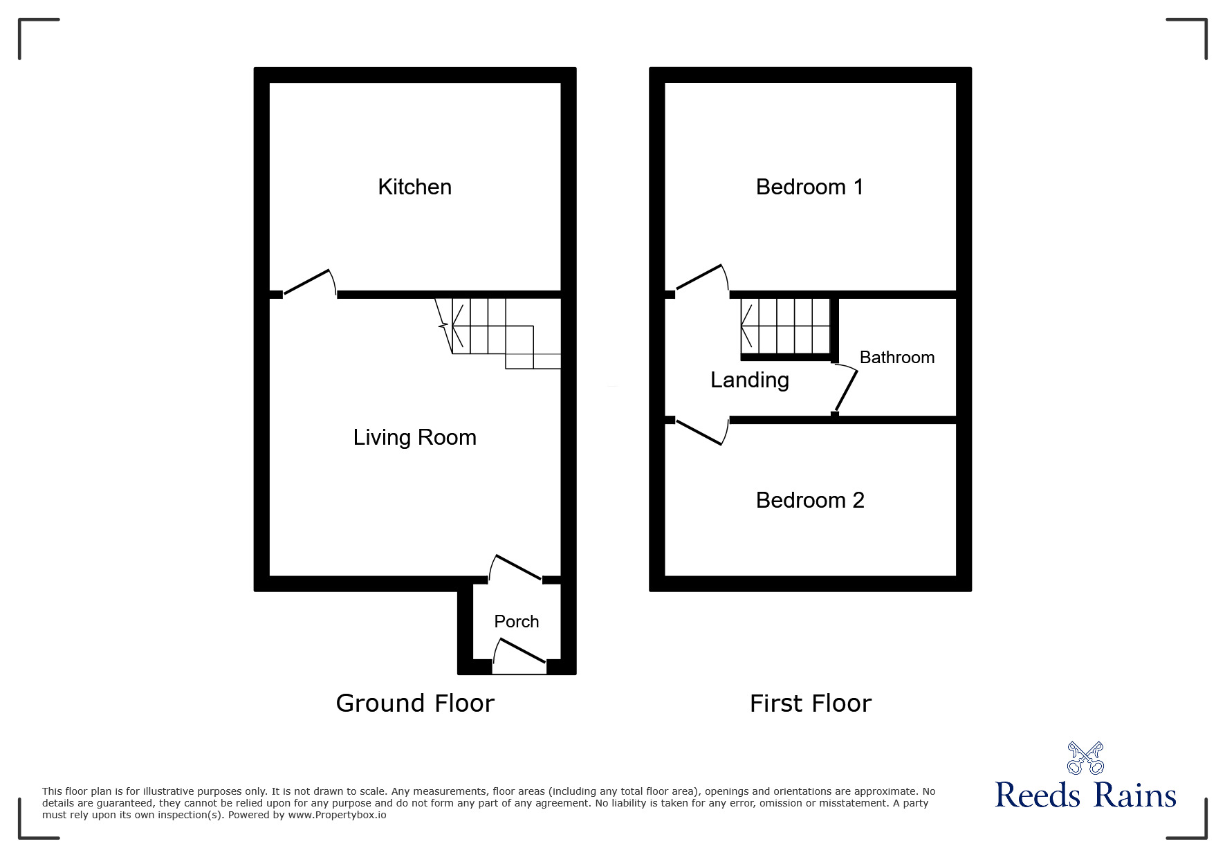Floorplan of 2 bedroom Mid Terrace House to rent, Elmwood, Lemington, Tyne and Wear, NE15