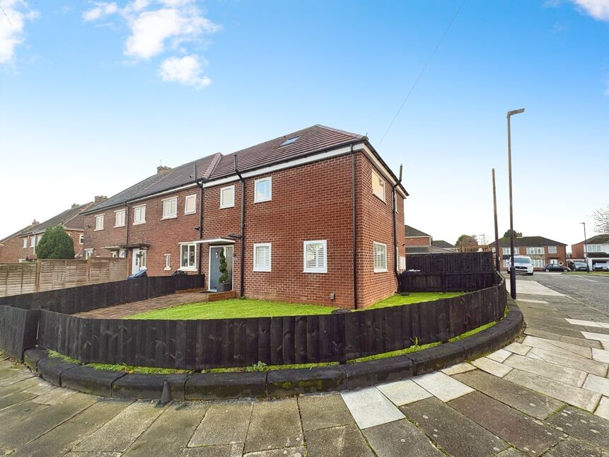 Main image of 3 bedroom End Terrace House for sale, Dilston Drive, Newcastle upon Tyne, Tyne and Wear, NE5