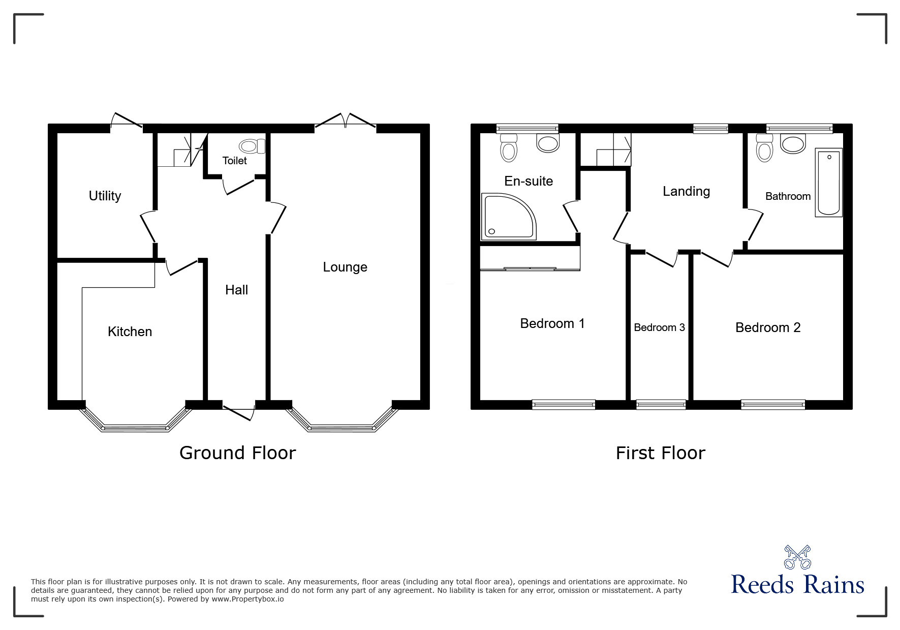 Floorplan of 3 bedroom Mid Terrace House to rent, Mill Vale, Newcastle Upon Tyne, NE15