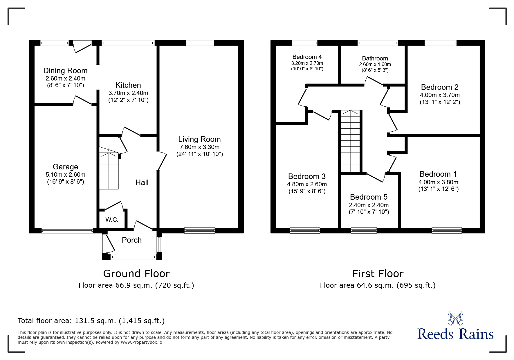 Floorplan of 5 bedroom Semi Detached House for sale, Kenmoor Way, Newcastle upon Tyne, Tyne and Wear, NE5