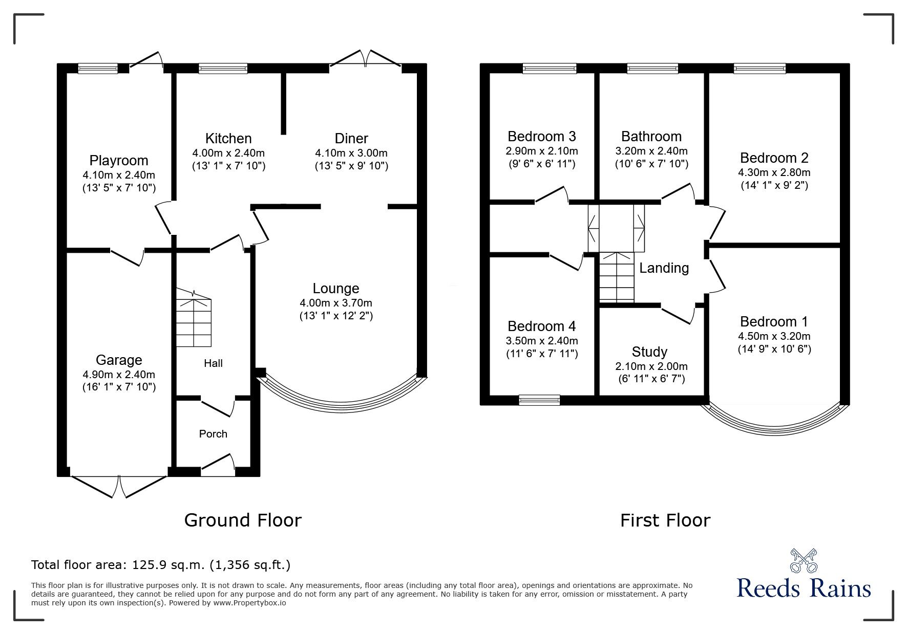Floorplan of 4 bedroom Semi Detached House for sale, Mill Hill Road, Newcastle upon Tyne, Tyne and Wear, NE5