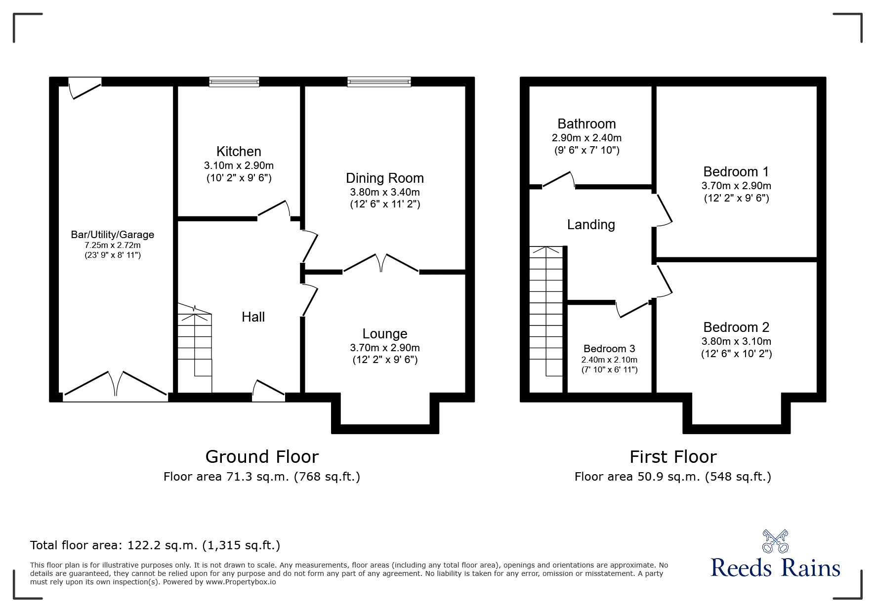 Floorplan of 3 bedroom Semi Detached House for sale, Carlton Gardens, Newcastle upon Tyne, Tyne and Wear, NE15
