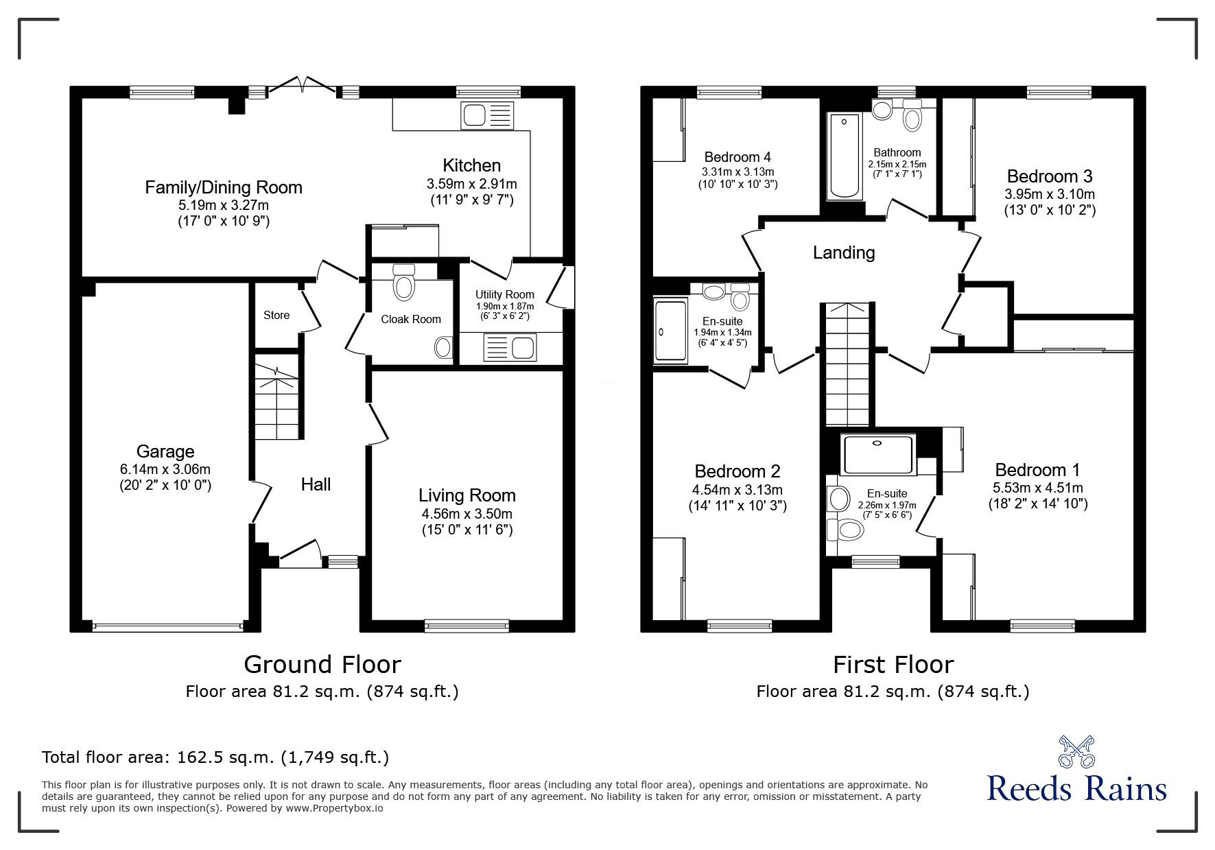Floorplan of 4 bedroom Detached House for sale, Dahlia Road, Newcastle upon Tyne, Tyne and Wear, NE5