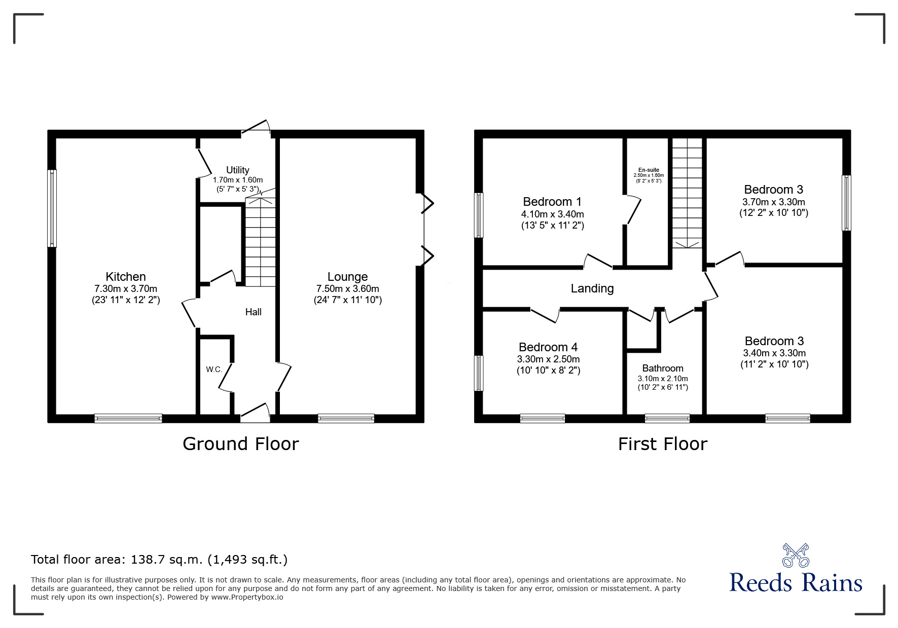 Floorplan of 4 bedroom Semi Detached House for sale, Housesteads Mews, Newcastle upon Tyne, Tyne and Wear, NE15
