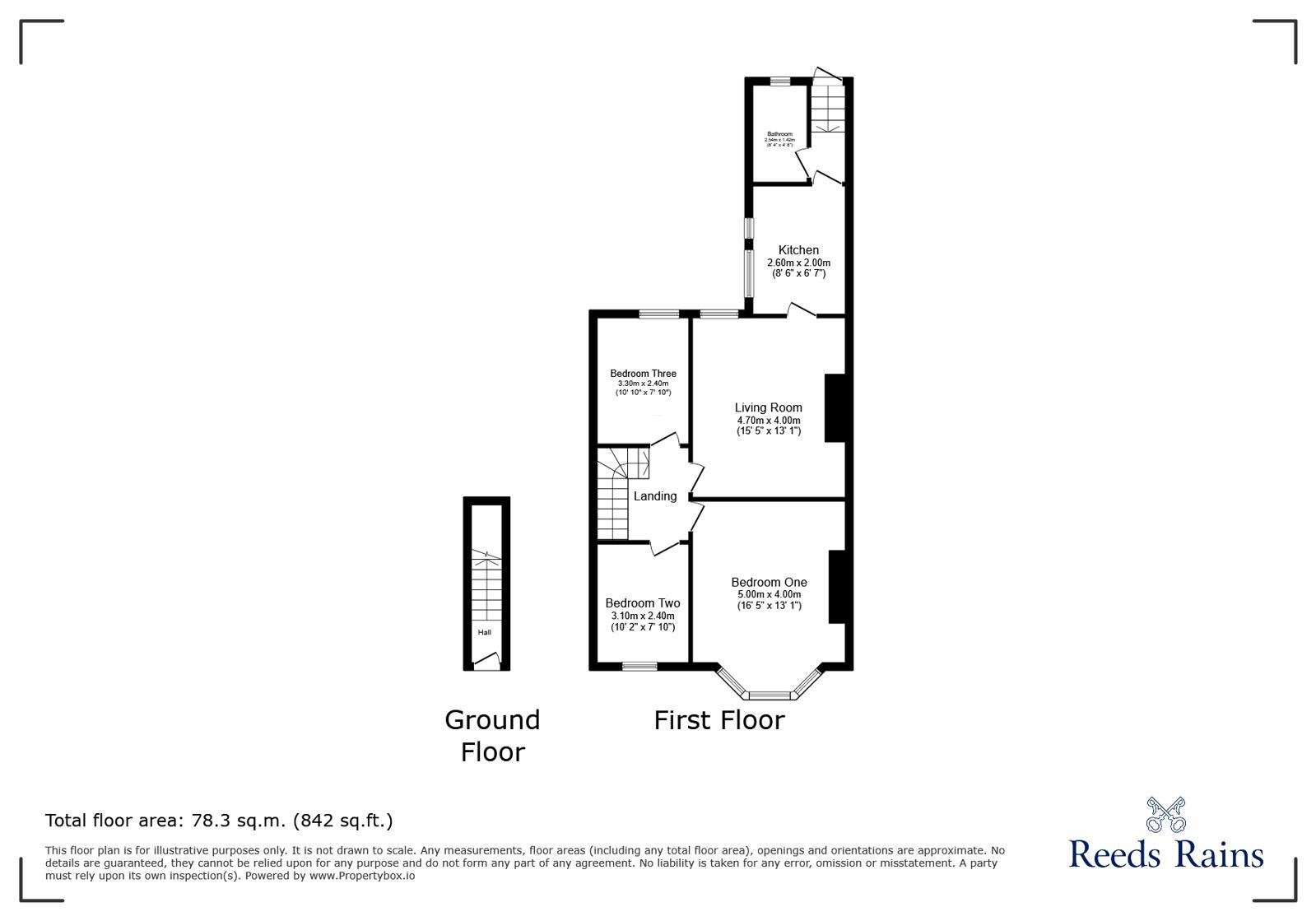 Floorplan of 3 bedroom Flat to rent, Wingrove Avenue, Newcastle upon Tyne, Tyne and Wear, NE4