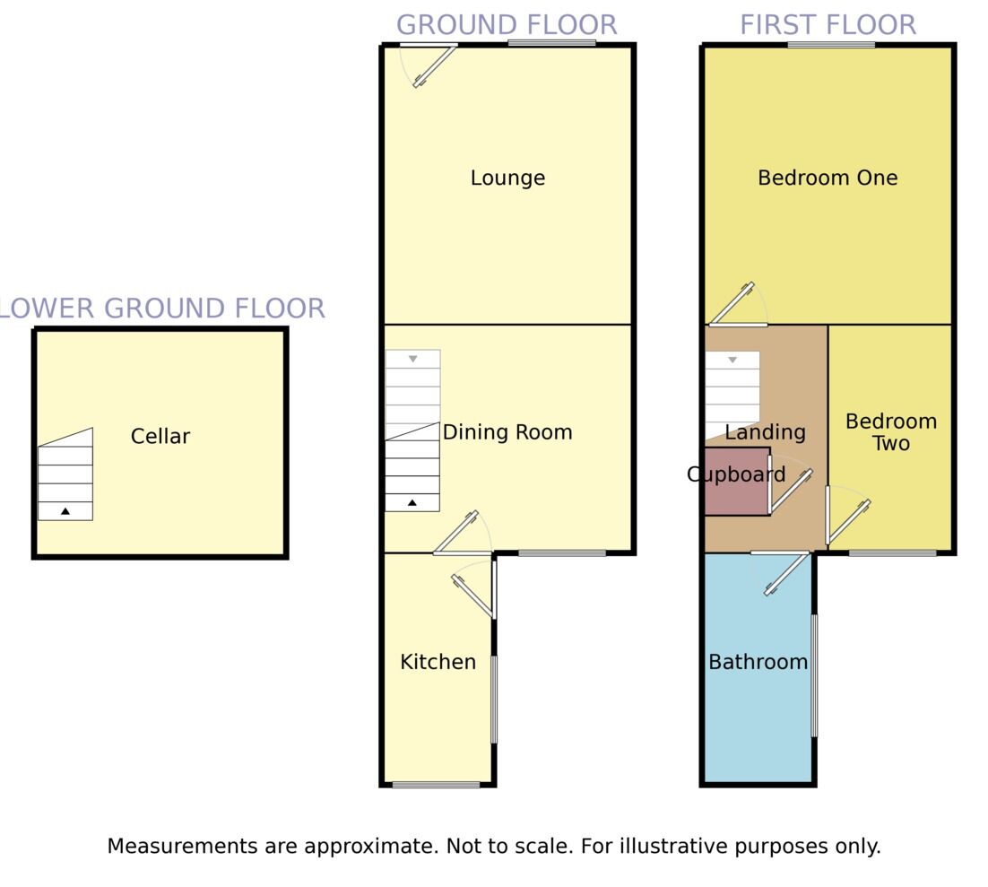Floorplan of 2 bedroom Mid Terrace House to rent, Bulkeley Street, Stockport, Cheshire, SK3