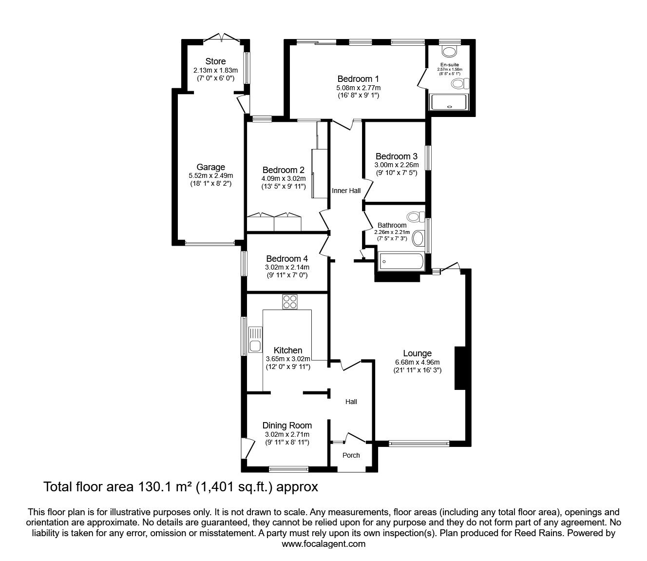 3 bedroom Detached Bungalow for sale, Baytree Road, ClaytonleWoods, PR6 £240,000