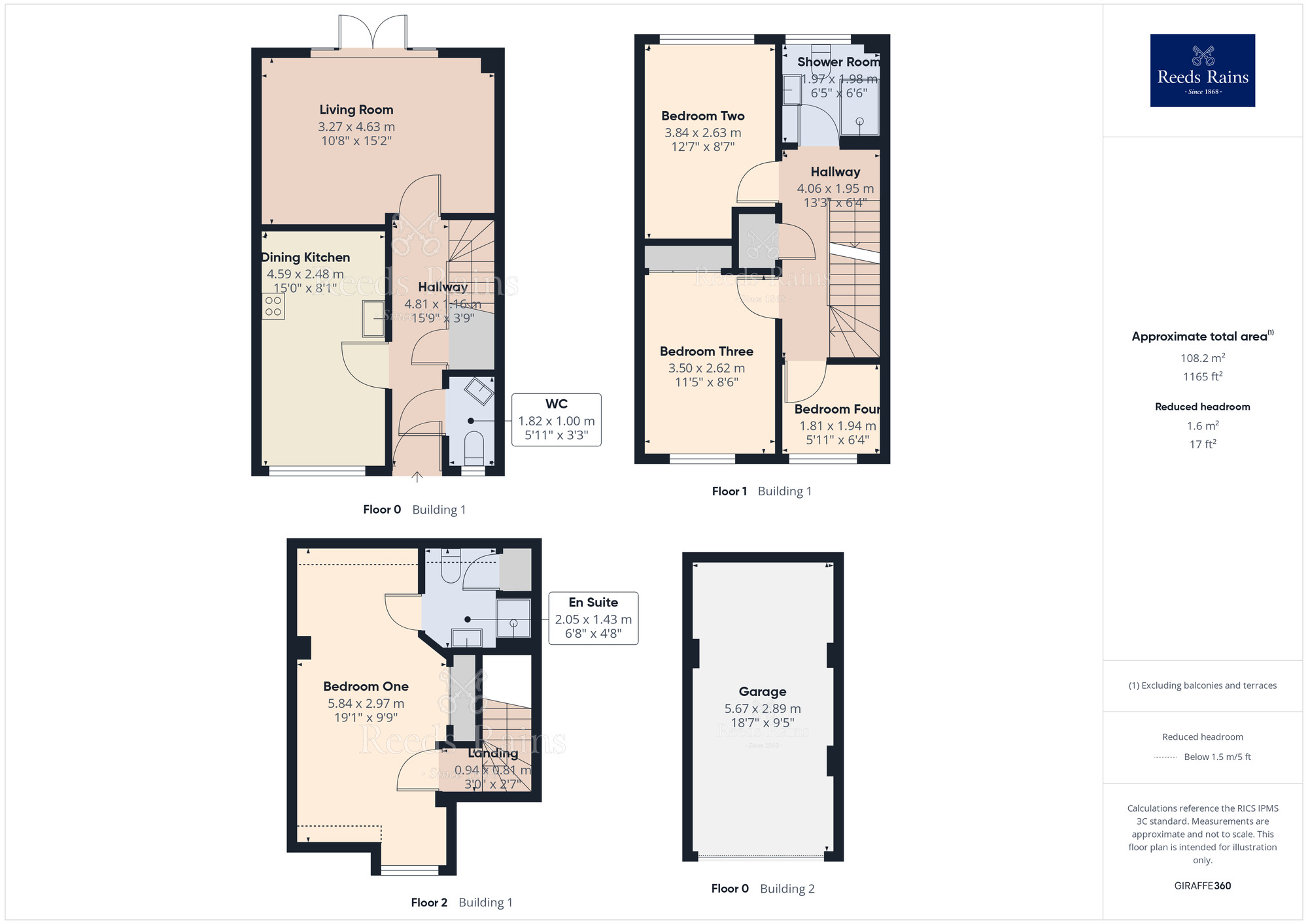 Floorplan of 4 bedroom Semi Detached House for sale, Dorset Drive, Buckshaw Village, Lancashire, PR7