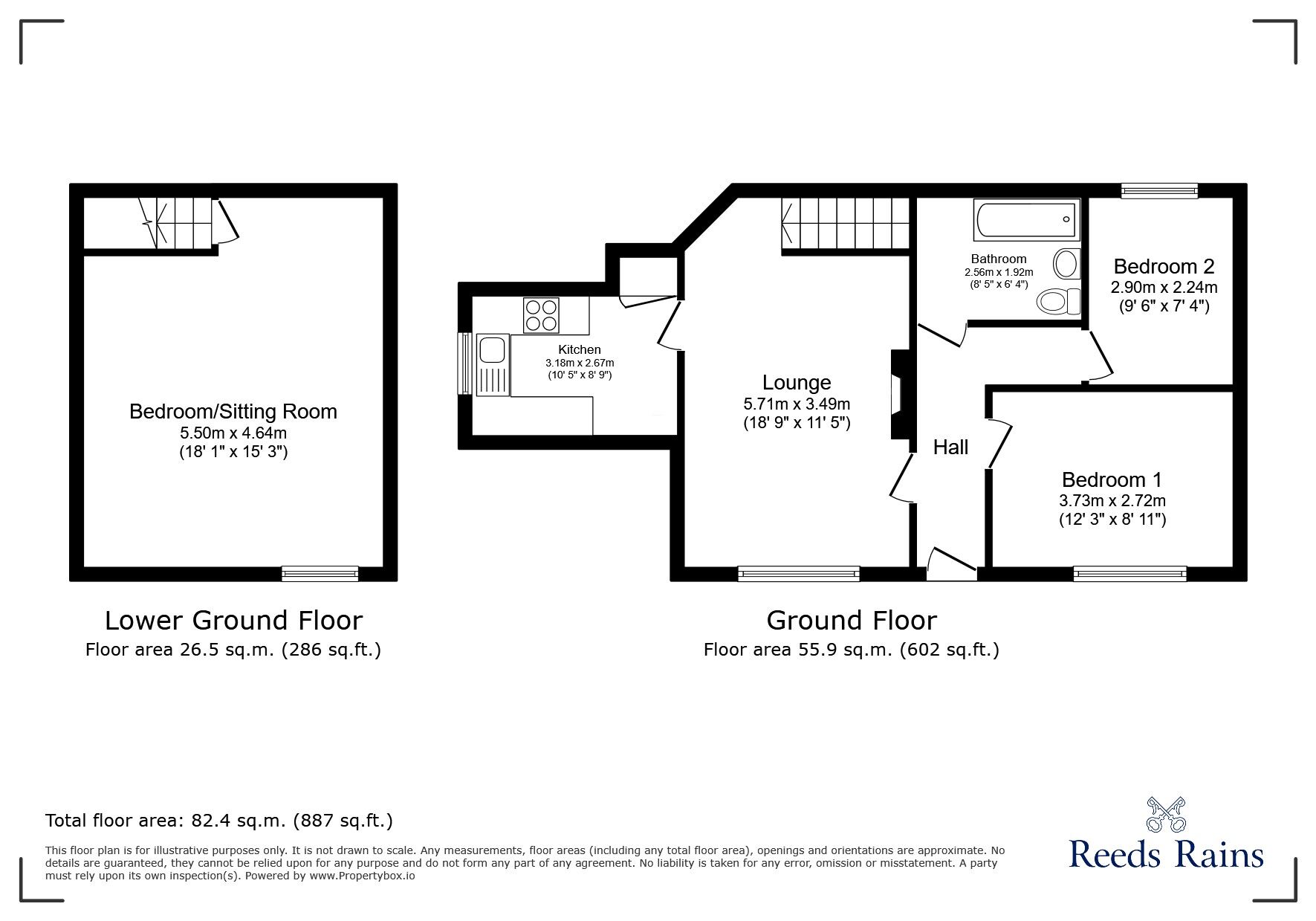 Floorplan of 3 bedroom  Flat for sale, Park Street, Chorley, Lancashire, PR7