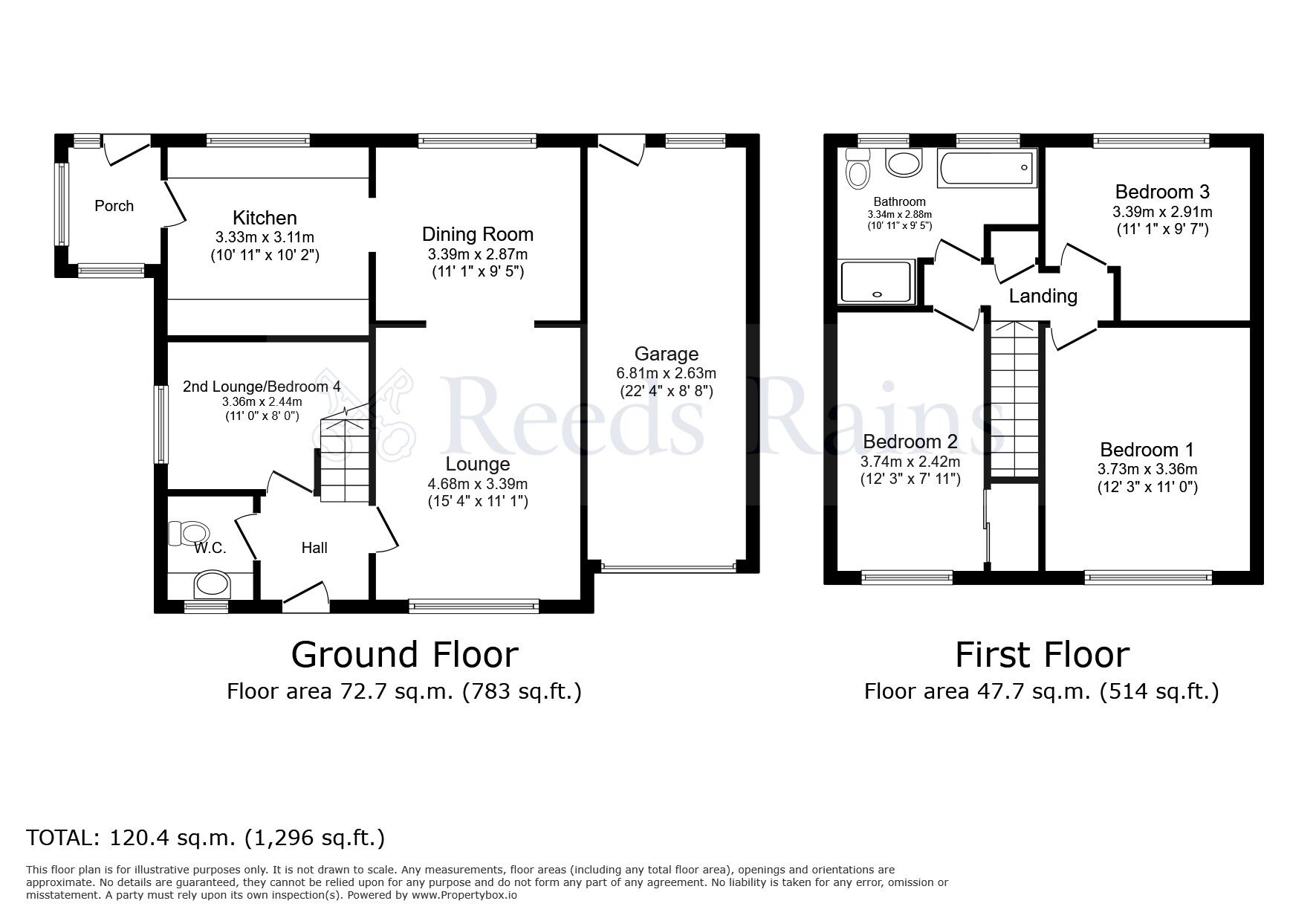 Floorplan of 4 bedroom Detached House for sale, Carr Lane, Chorley, Lancashire, PR7