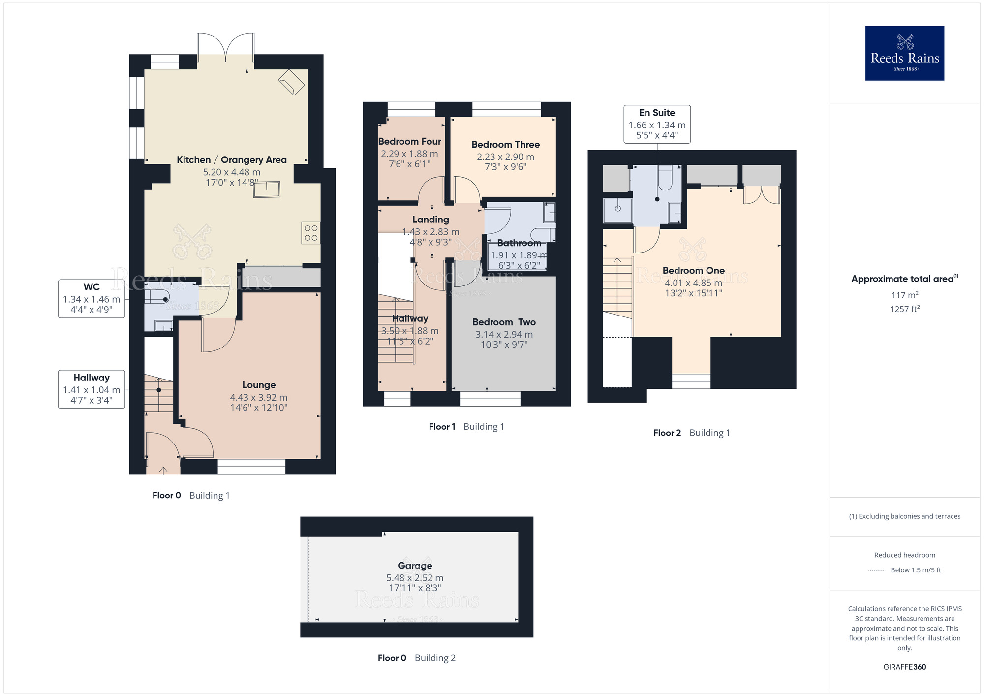 Floorplan of 4 bedroom Semi Detached House for sale, Chiltern Mews, Chorley, Lancashire, PR7