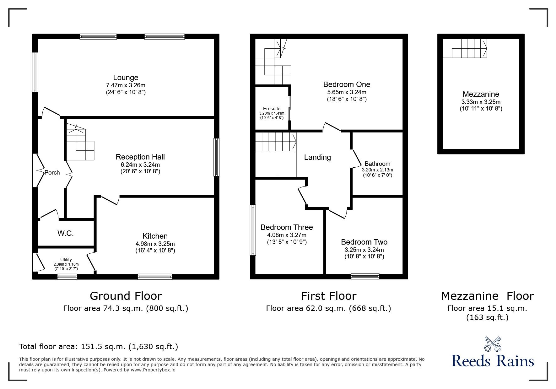 Floorplan of 3 bedroom Detached House to rent, Windsor Drive, Brinscall, Lancashire, PR6