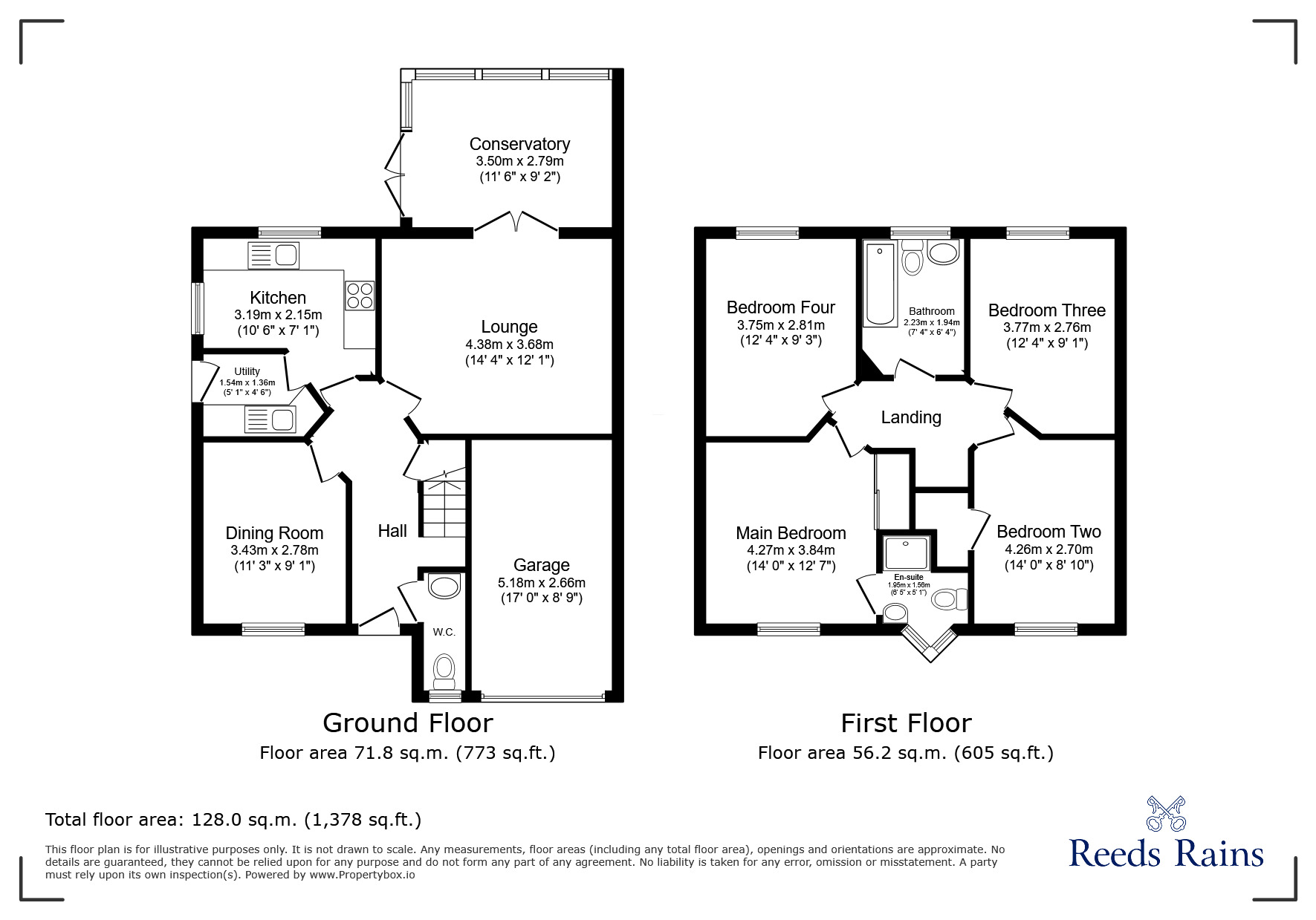 Floorplan of 4 bedroom Detached House for sale, Wood Beech Gardens, Clayton-le-Woods, Lancashire, PR6