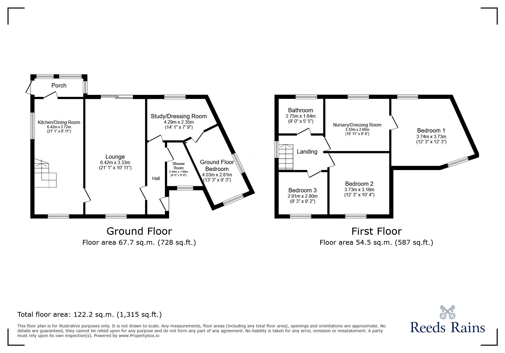 Floorplan of 4 bedroom Detached House for sale, Norwood Close, Adlington, Lancashire, PR6
