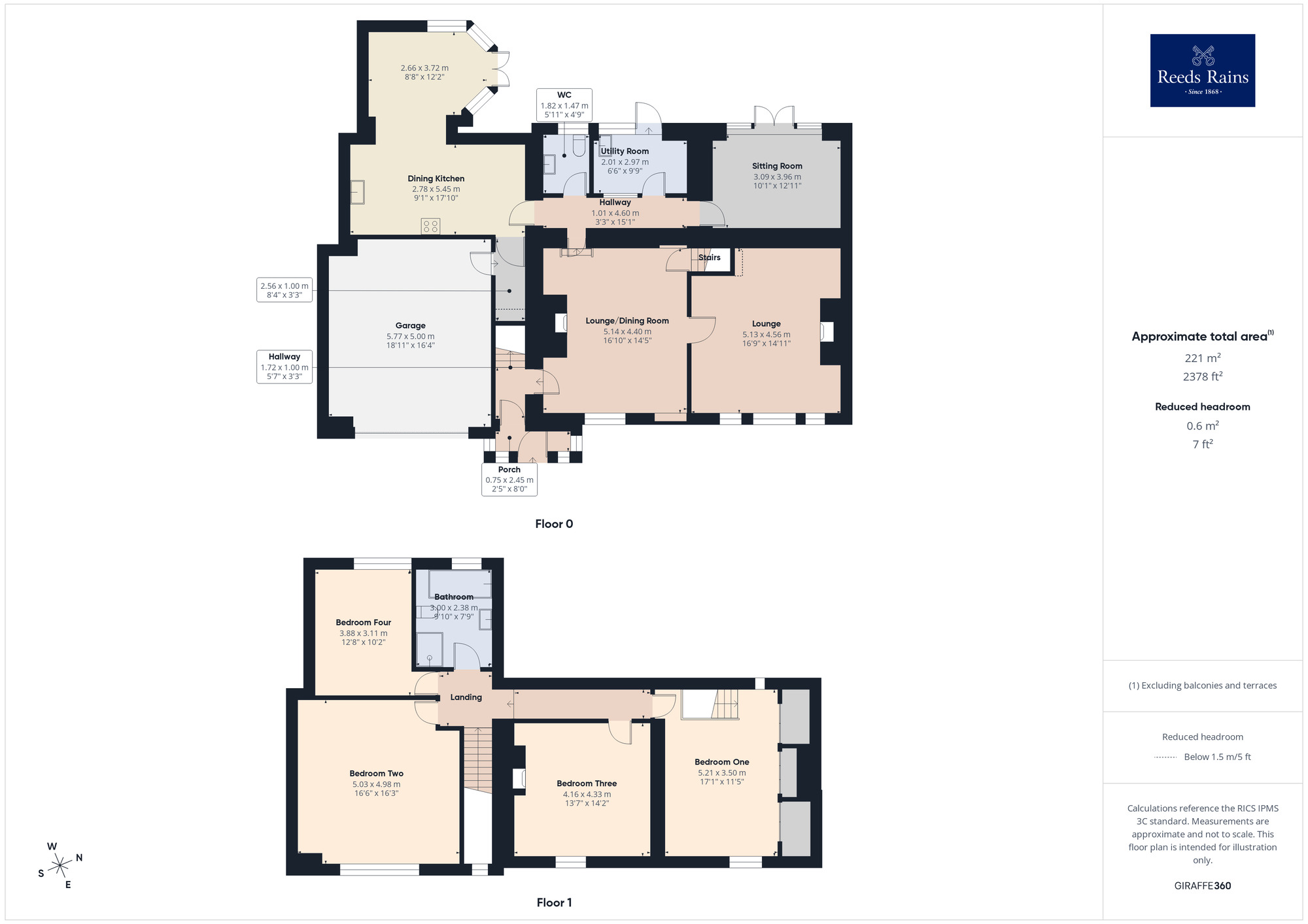 Floorplan of 4 bedroom Mid Terrace Property for sale, Top O'The Lane, Brindle, Lancashire, PR6