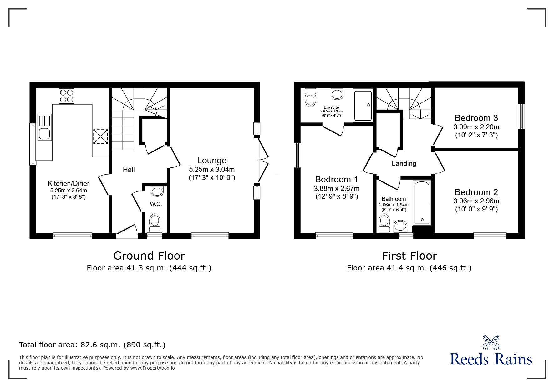Floorplan of 3 bedroom Detached House for sale, Elder Close, Leyland, Lancashire, PR25