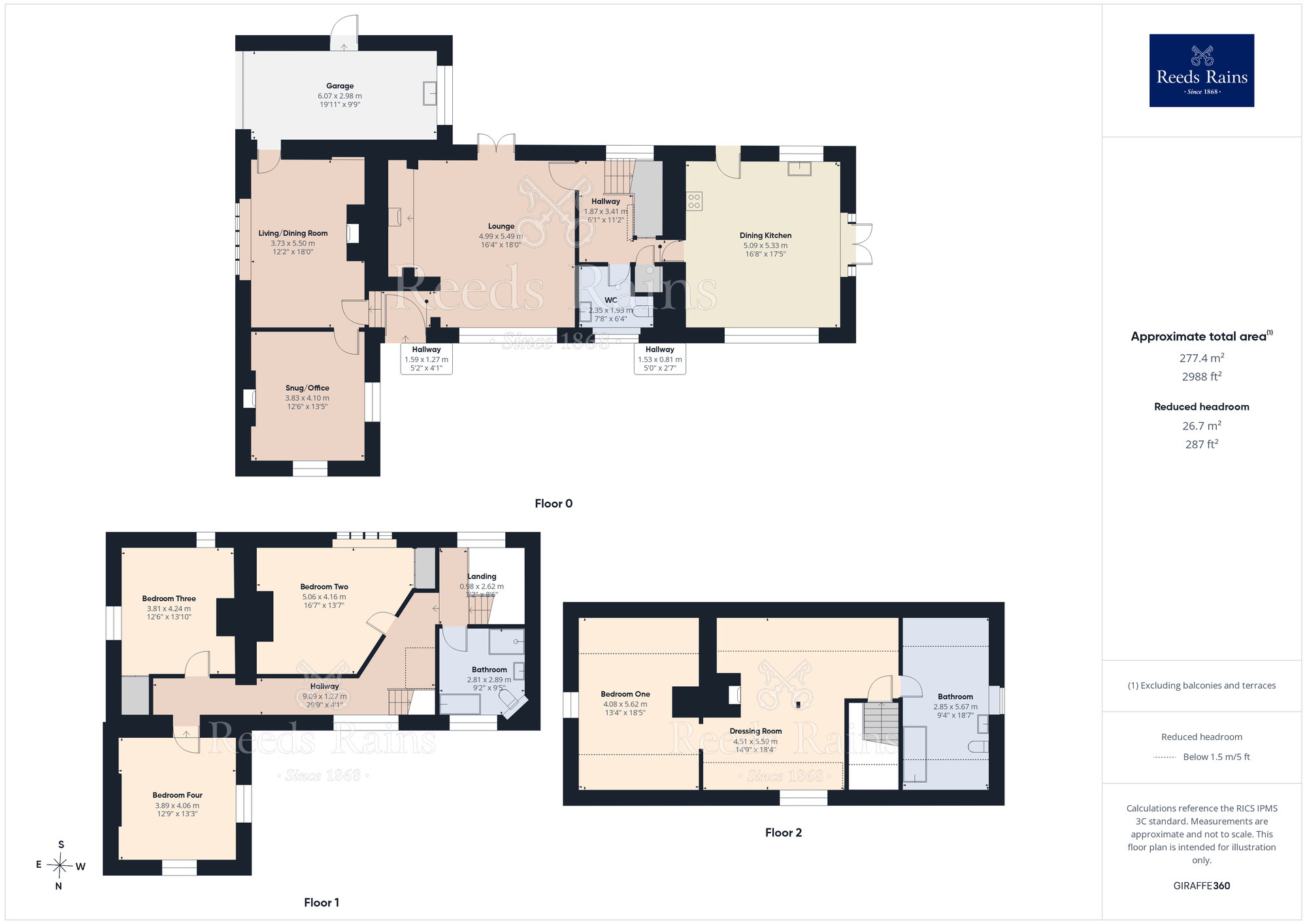 Floorplan of 4 bedroom Detached House for sale, Blackburn New Road, Wheelton, Lancashire, PR6