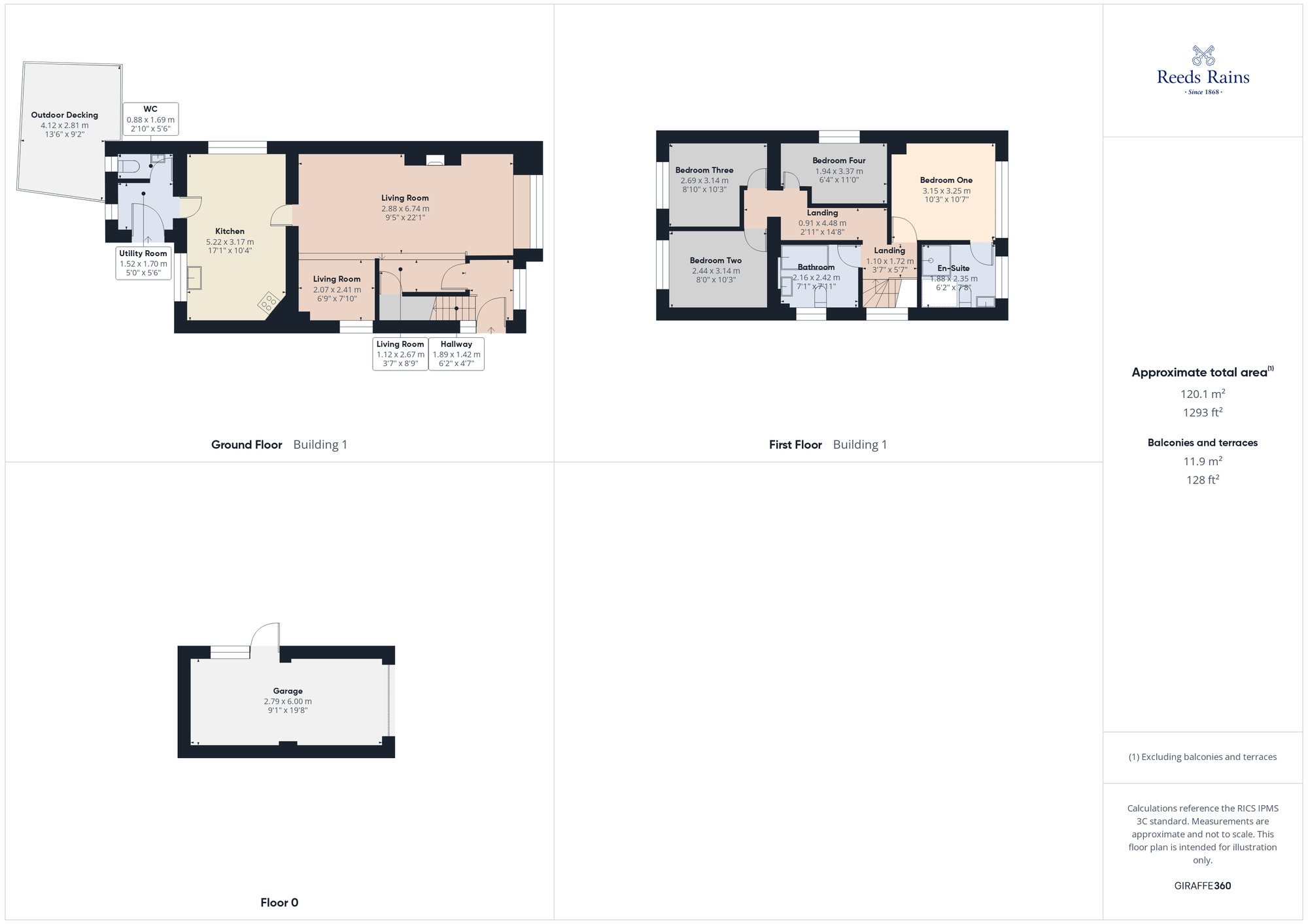 Floorplan of 4 bedroom Detached House for sale, Radburn Close, Clayton-le-Woods, Lancashire, PR6