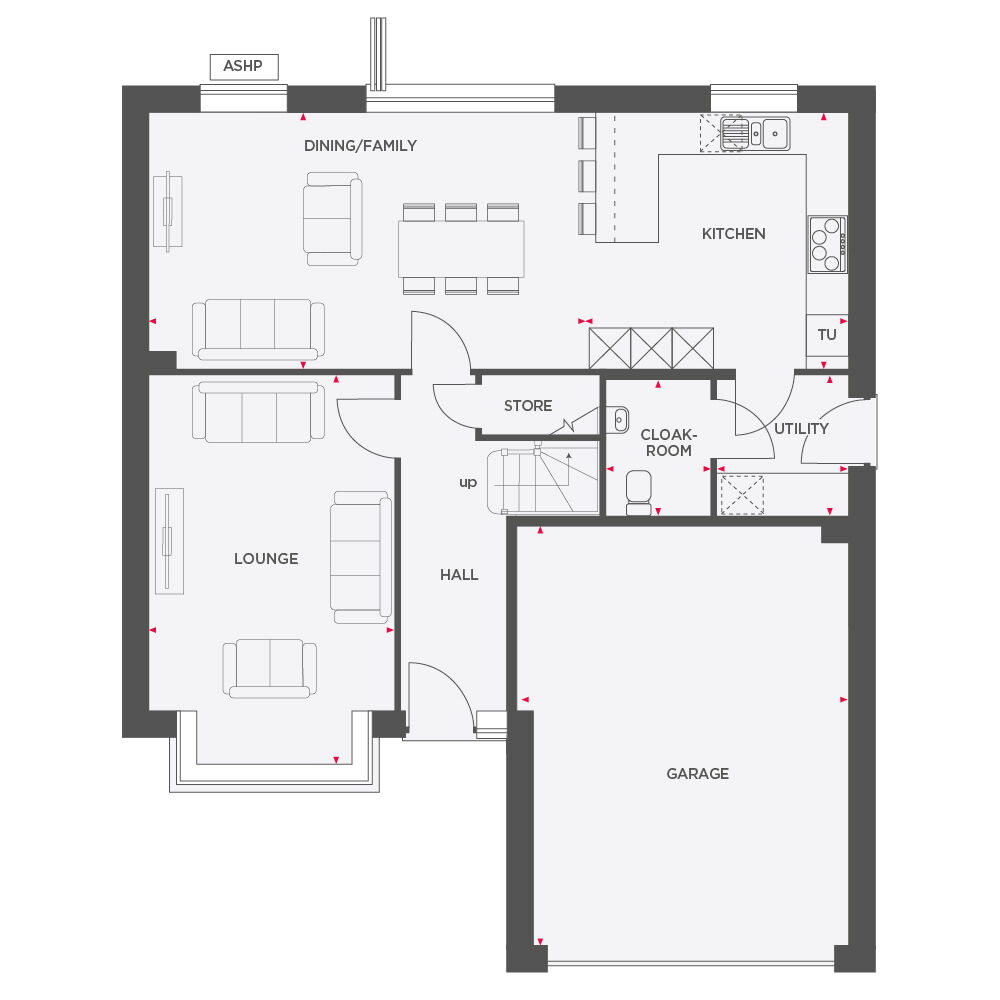 Floorplan of 5 bedroom Detached House for sale, Wigan Road, Leyland, Lancashire, PR25