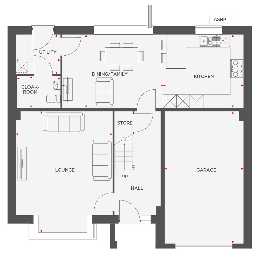 Floorplan of 5 bedroom Detached House for sale, Wigan Road, Leyland, Lancashire, PR25