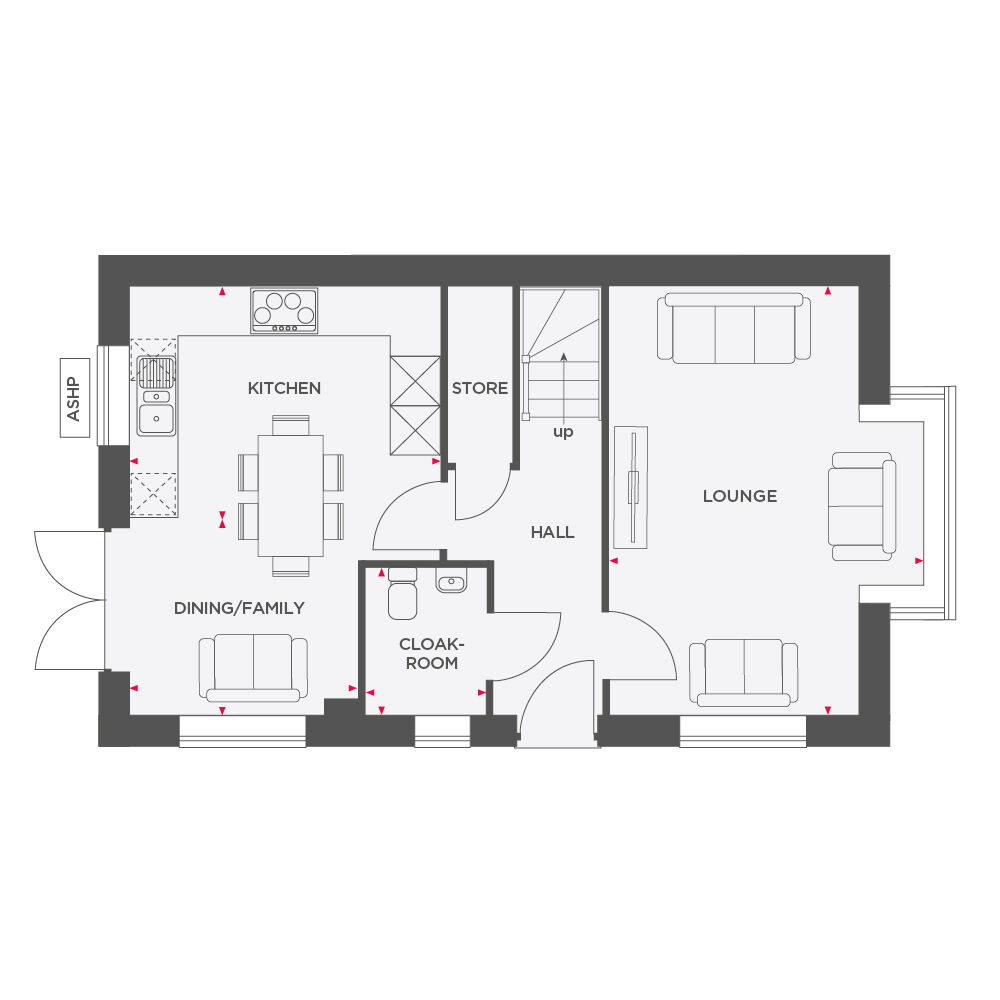 Floorplan of 4 bedroom Detached House for sale, Wigan Road, Leyland, Lancashire, PR25