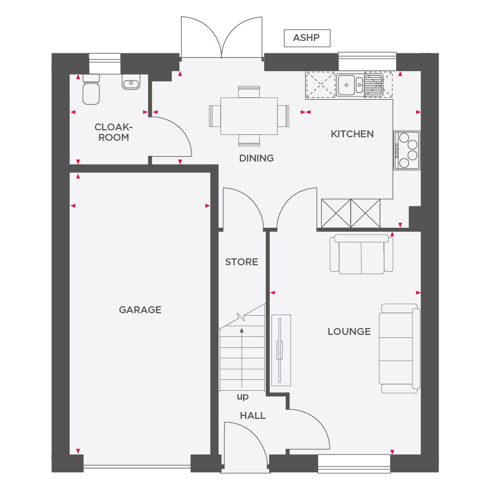 Floorplan of 4 bedroom Detached House for sale, Wigan Road, Leyland, Lancashire, PR25