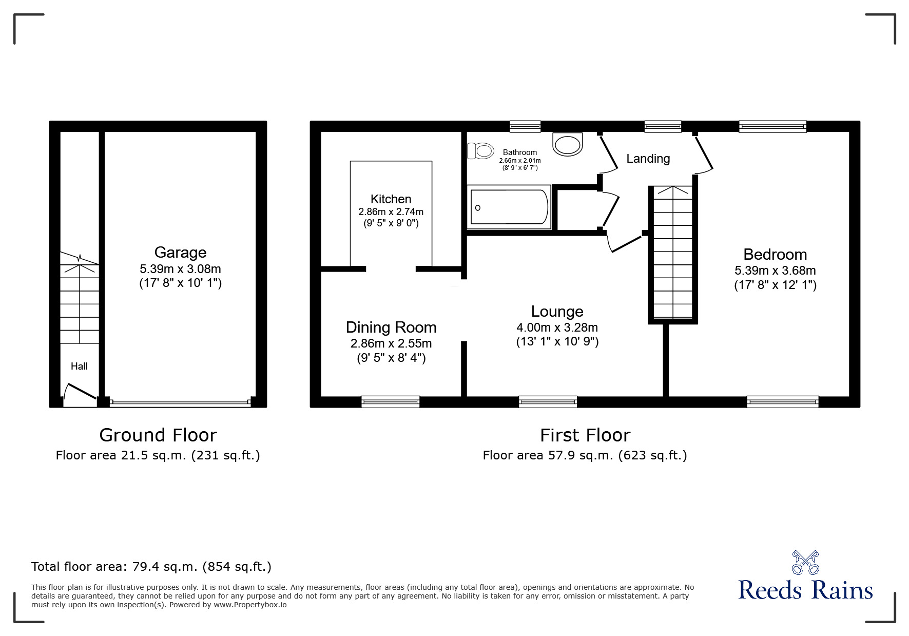 Floorplan of 1 bedroom Detached Flat for sale, Anderton Crescent, Buckshaw Village, Lancashire, PR7