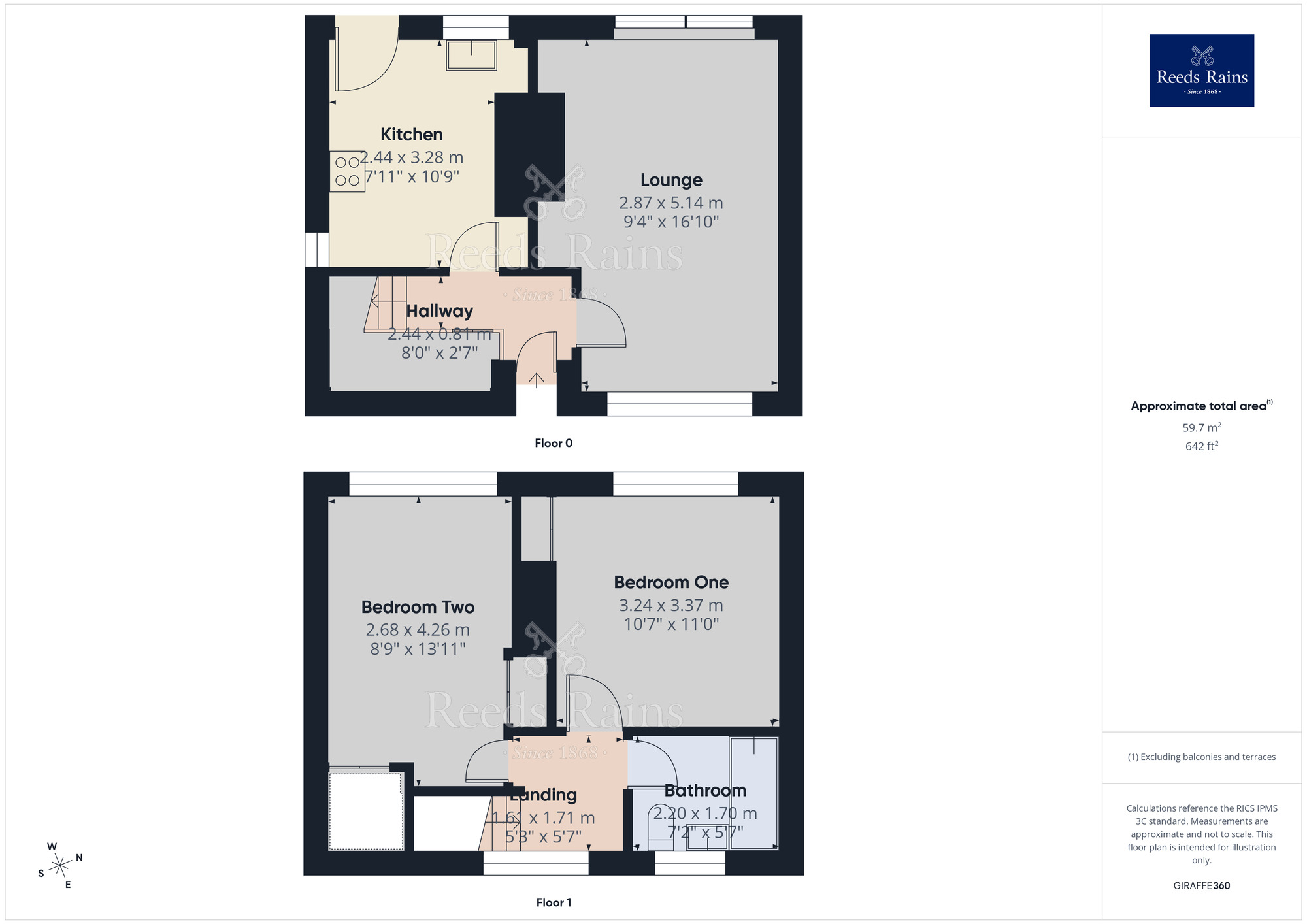 Floorplan of 2 bedroom End Terrace House for sale, Windsor Avenue, Adlington, Lancashire, PR7