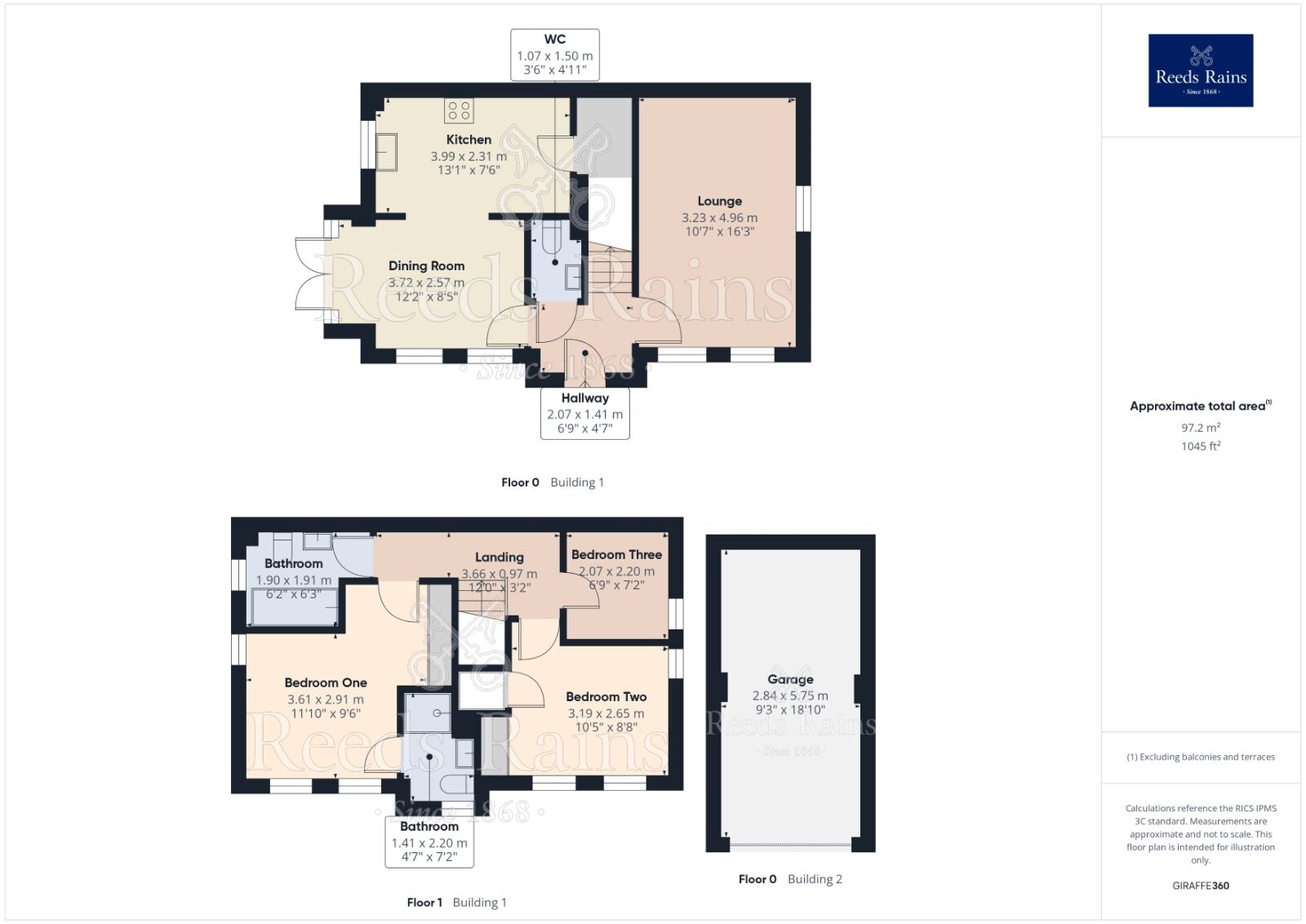 Floorplan of 3 bedroom Semi Detached House for sale, Townsend Drive, Buckshaw Village, Lancashire, PR7