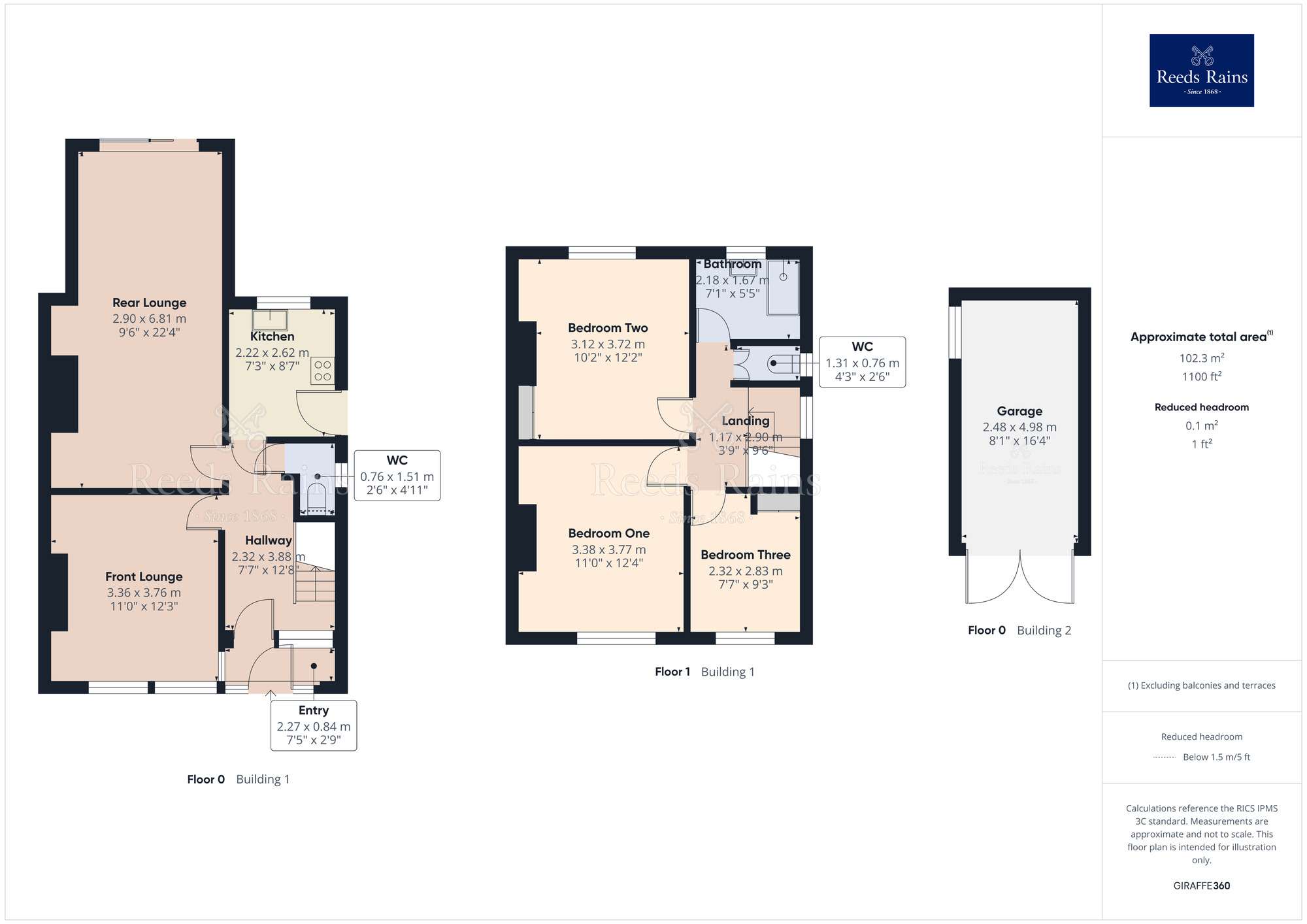 Floorplan of 3 bedroom Semi Detached House for sale, Highfield Road South, Chorley, Lancashire, PR7