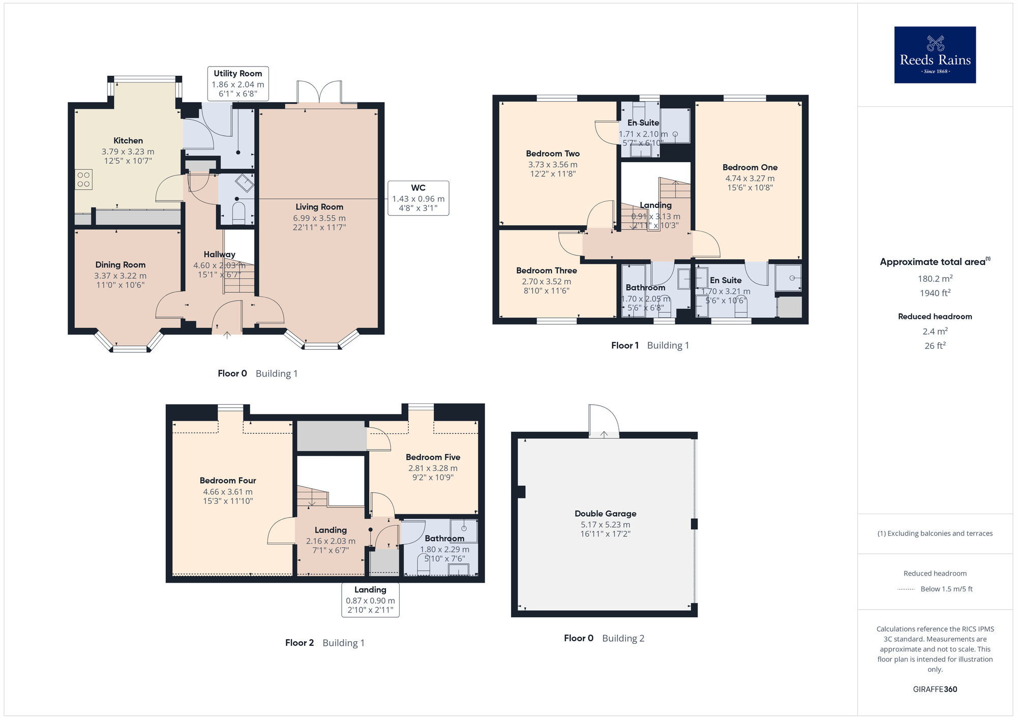 Floorplan of 5 bedroom Detached House for sale, Broadstone Drive, Buckshaw Village, Lancashire, PR7