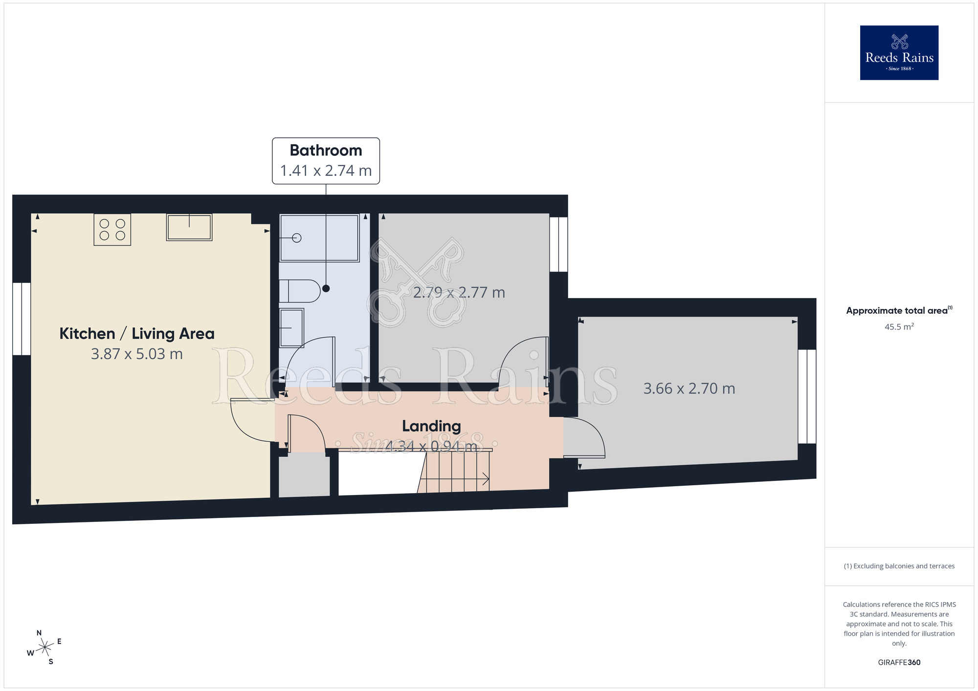 Floorplan of 2 bedroom Flat to rent, Park Road, Chorley, Lancashire, PR7