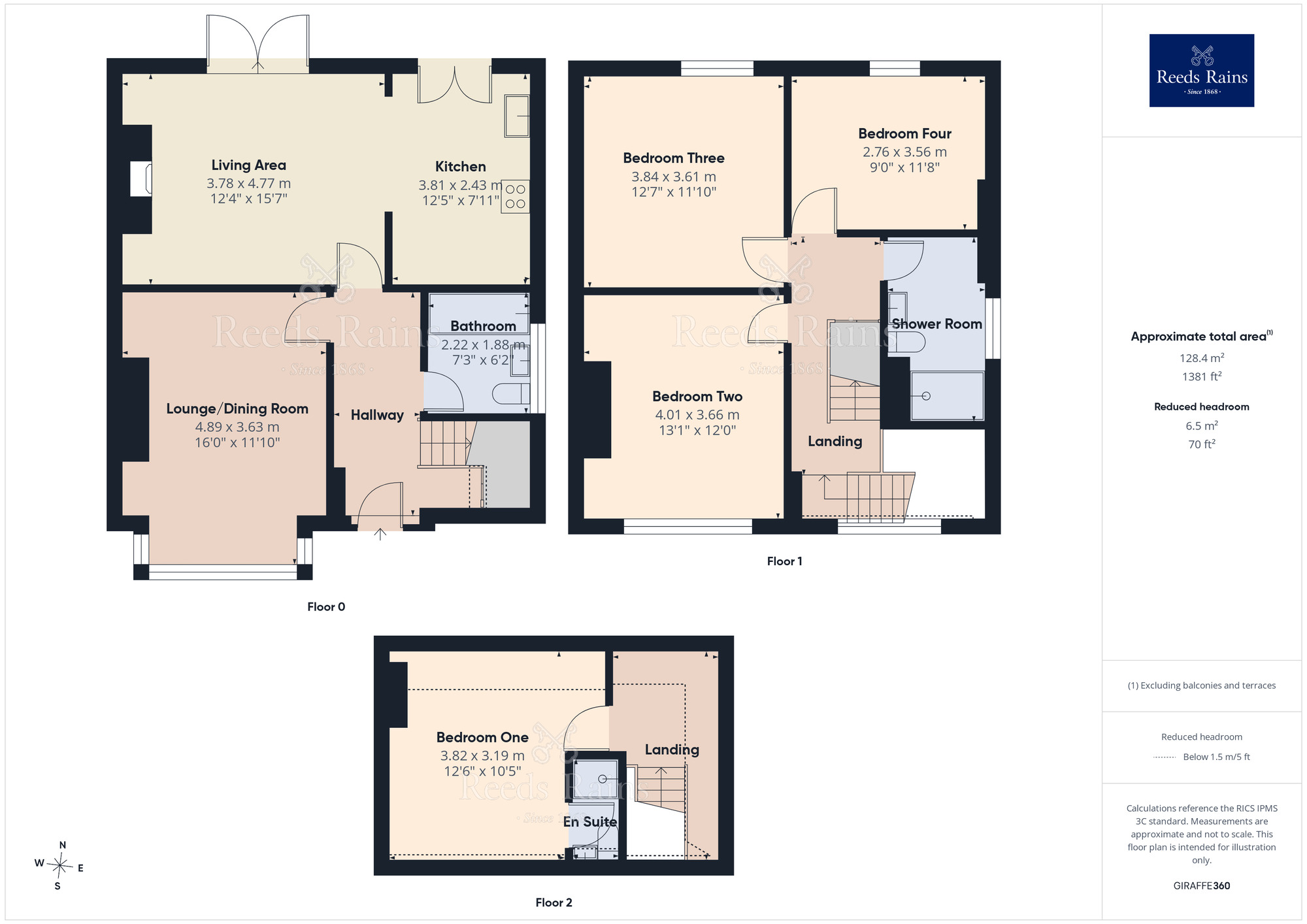 Floorplan of 4 bedroom Semi Detached House for sale, Yarrow Gate, Chorley, Lancashire, PR7