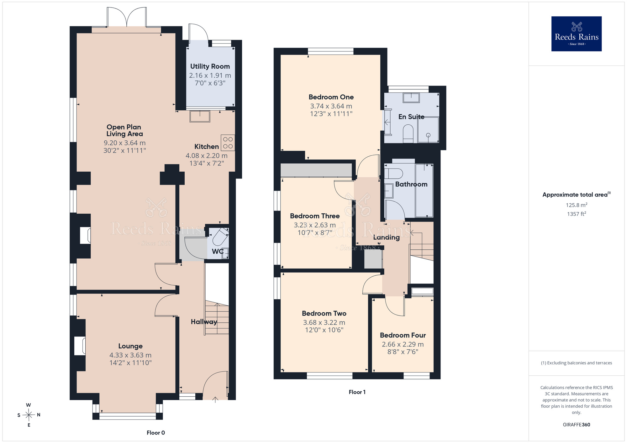Floorplan of 4 bedroom Semi Detached House for sale, Highfield Road South, Chorley, Lancashire, PR7