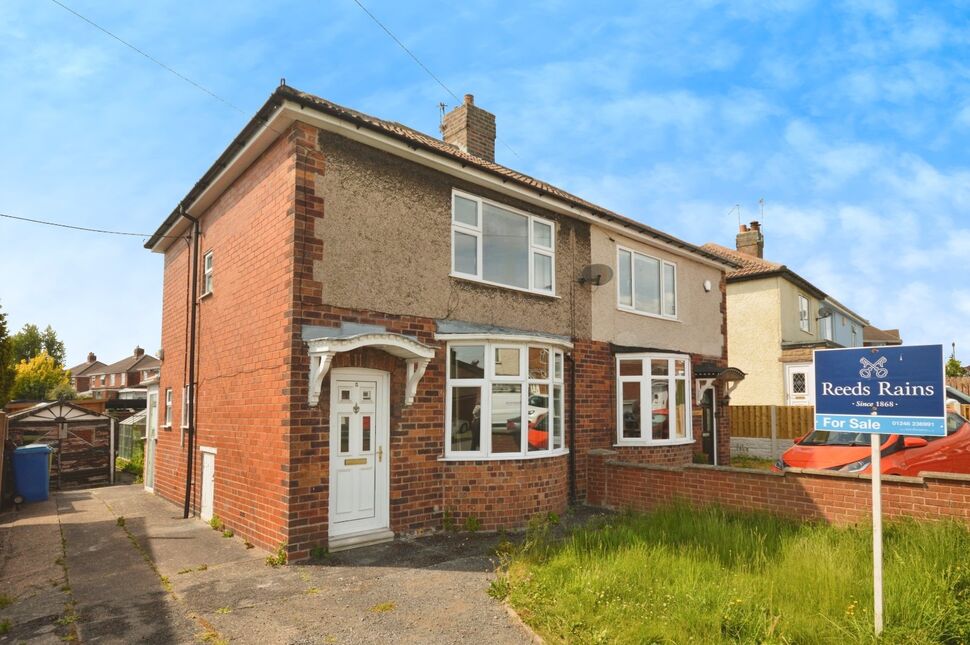Main image of 3 bedroom Semi Detached House for sale, Hill View Road, Brimington, Derbyshire, S43