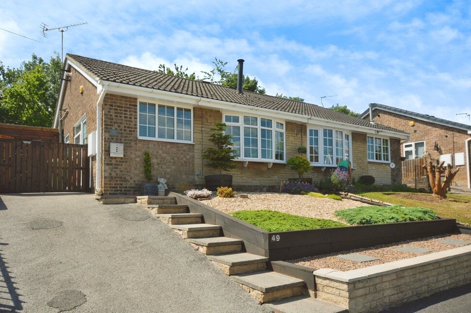 Main image of 2 bedroom Semi Detached Bungalow for sale, Ridgeway, Clowne, Derbyshire, S43