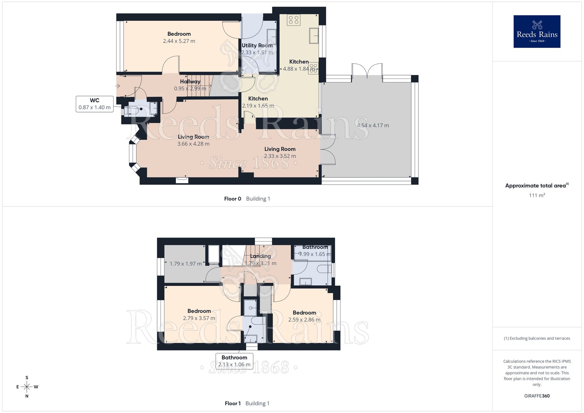 Floorplan of 4 bedroom Detached House for sale, Beresford Close, Danesmoor, Derbyshire, S45