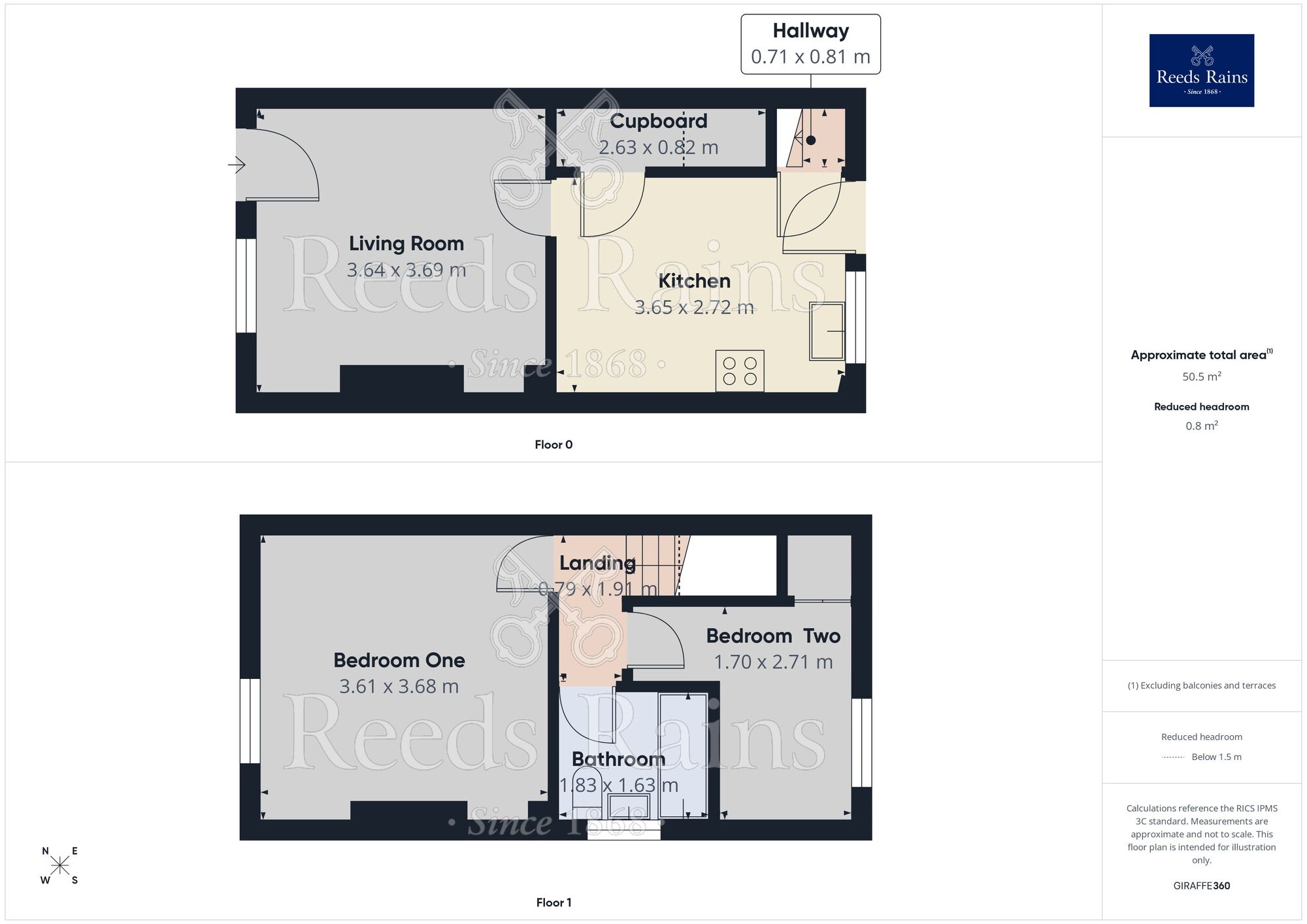 Floorplan of 2 bedroom Mid Terrace House for sale, Hope Street, Chesterfield, Derbyshire, S40