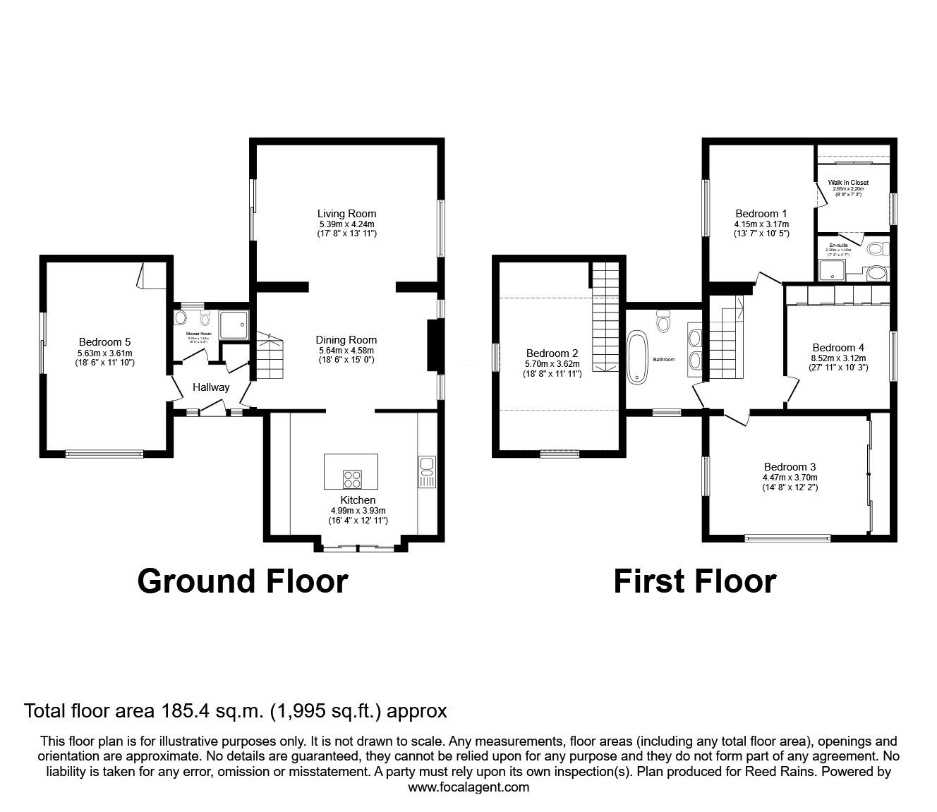 Floorplan of 5 bedroom Semi Detached House for sale, Sealand Road, Sealand, Clwyd, CH5