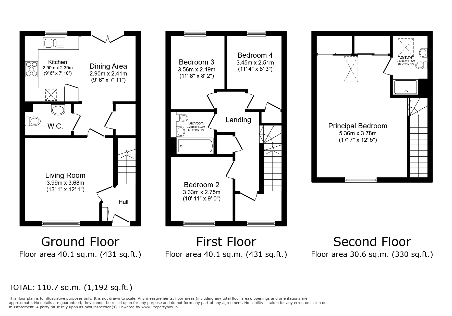 Floorplan of 4 bedroom Semi Detached House for sale, Emperor Avenue, Chester, Cheshire West and Ches, CH4