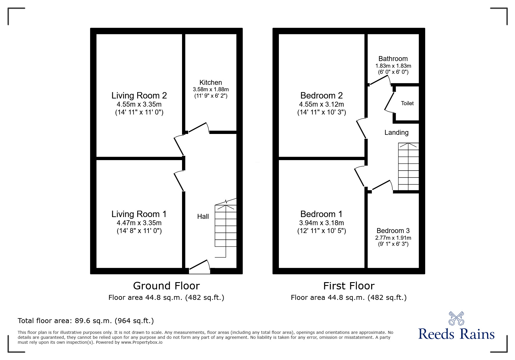 Floorplan of 3 bedroom Semi Detached House for sale, Becketts Lane, Chester, Cheshire, CH3