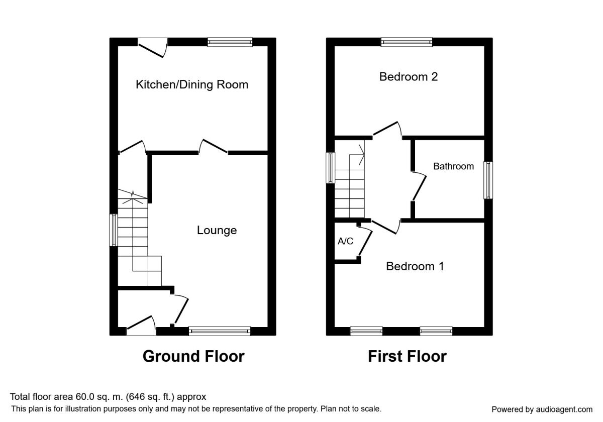 Floorplan of Semi Detached House to rent, Larkspur Close, Chester, Cheshire West and Ches, CH4