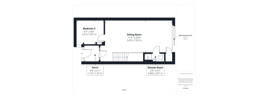 Floorplan of 4 bedroom Mid Terrace House for sale, Winston Court, Mannings Lane South, Cheshire, CH2