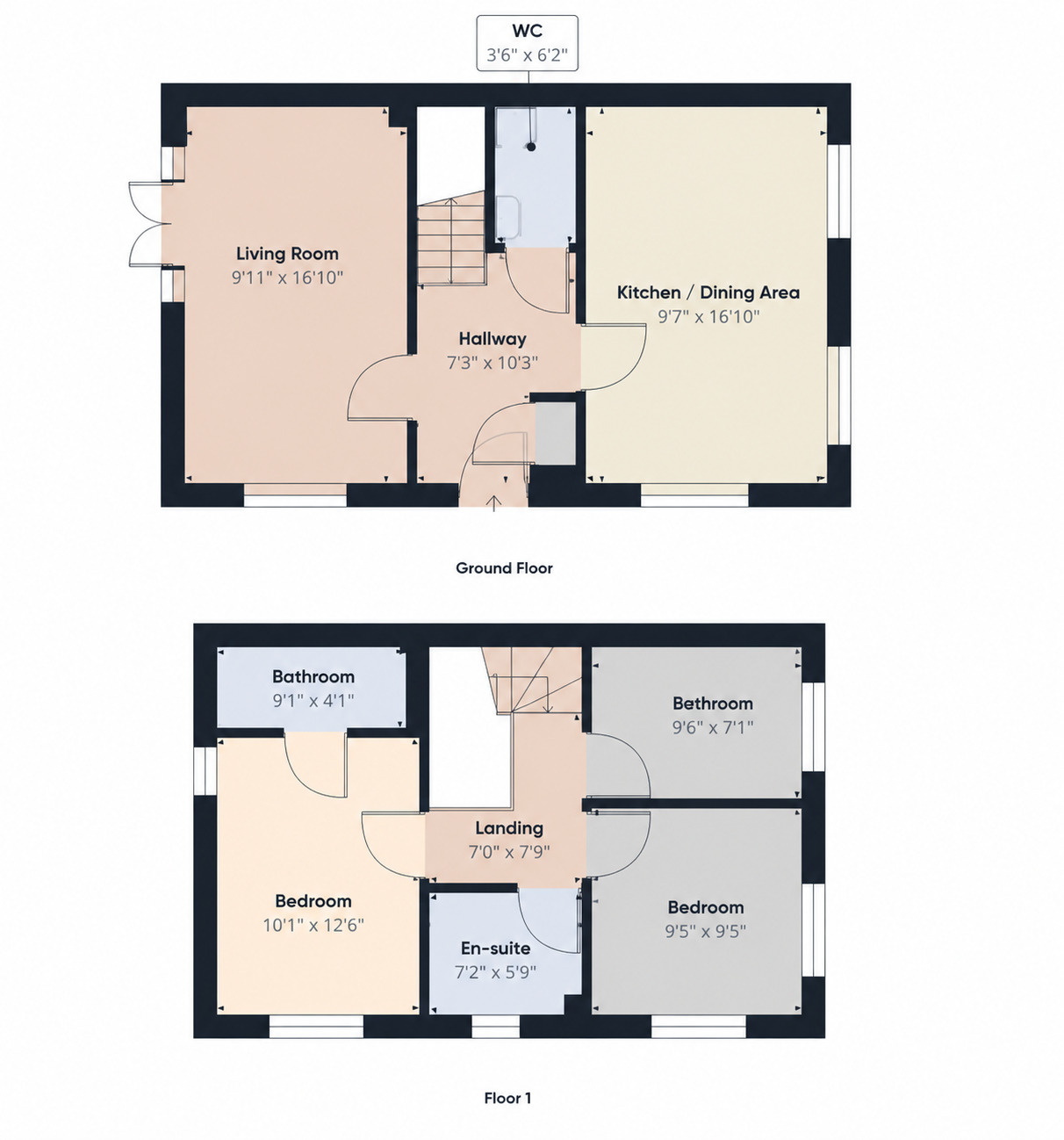 Floorplan of 3 bedroom Detached House for sale, Tiberius Way, Chester, Cheshire, CH4