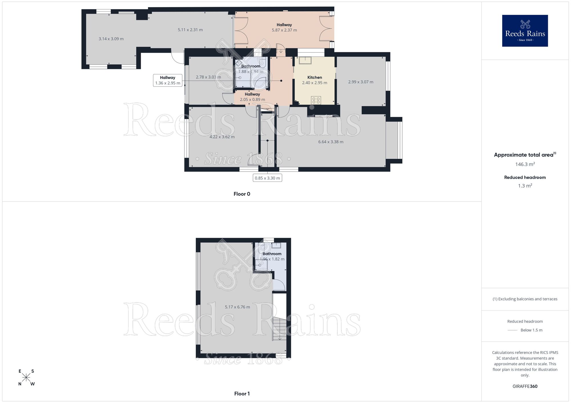 Floorplan of 3 bedroom Detached House to rent, Fall Lane, Hartshead, West Yorkshire, WF15