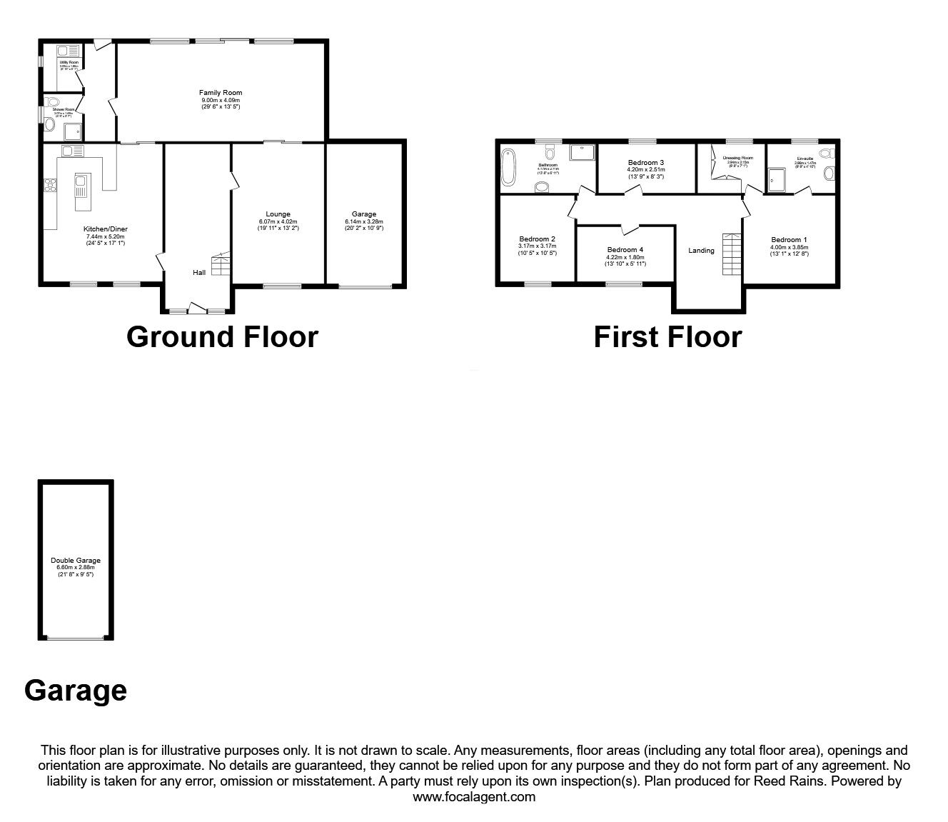 Floorplan of 4 bedroom Detached House for sale, Littlethorpe Hill, Hartshead, West Yorkshire, WF15