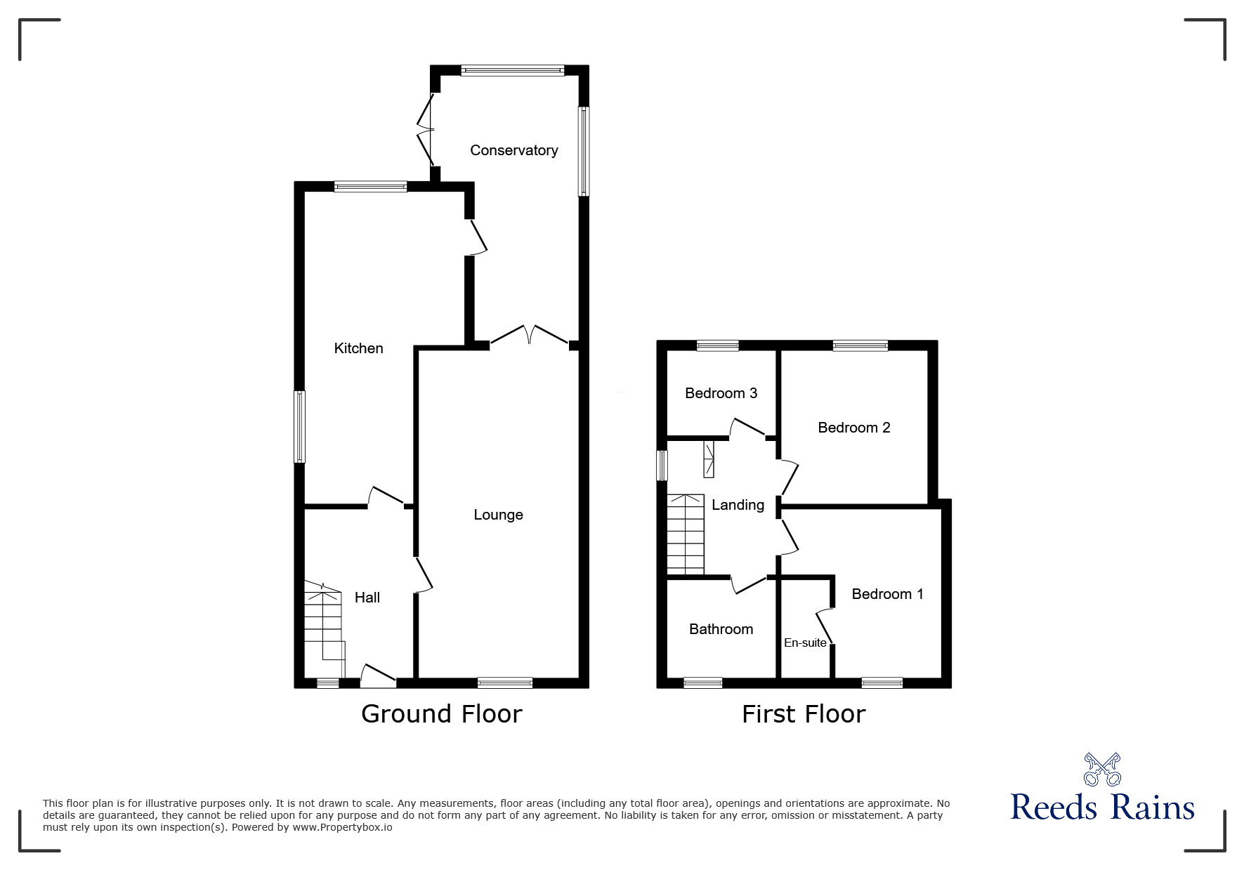 Floorplan of 3 bedroom Semi Detached House for sale, Denbrook Crescent, Bradford, West Yorkshire, BD4