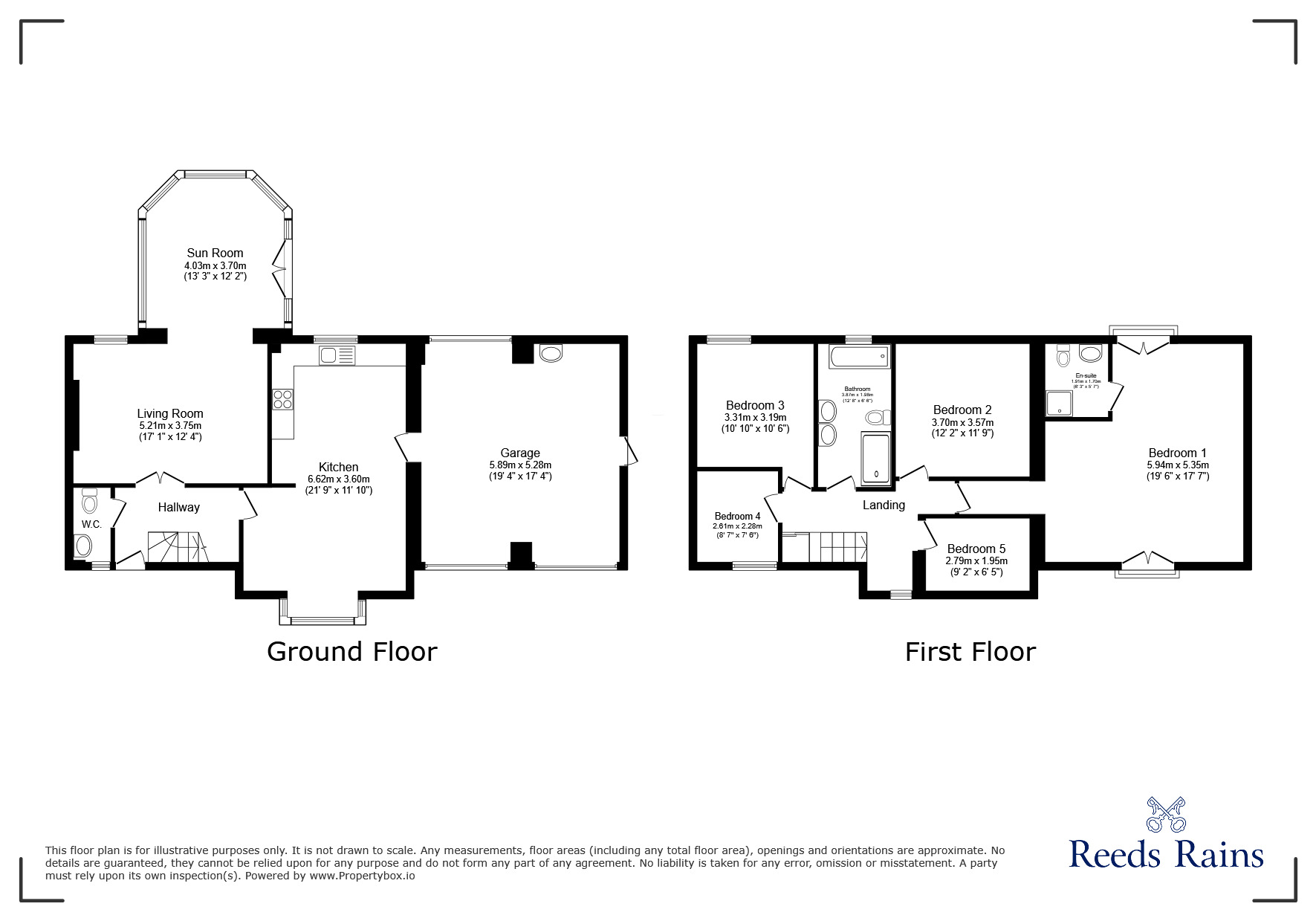 Floorplan of 5 bedroom Detached House for sale, Church Lane, Gomersal, West Yorkshire, BD19