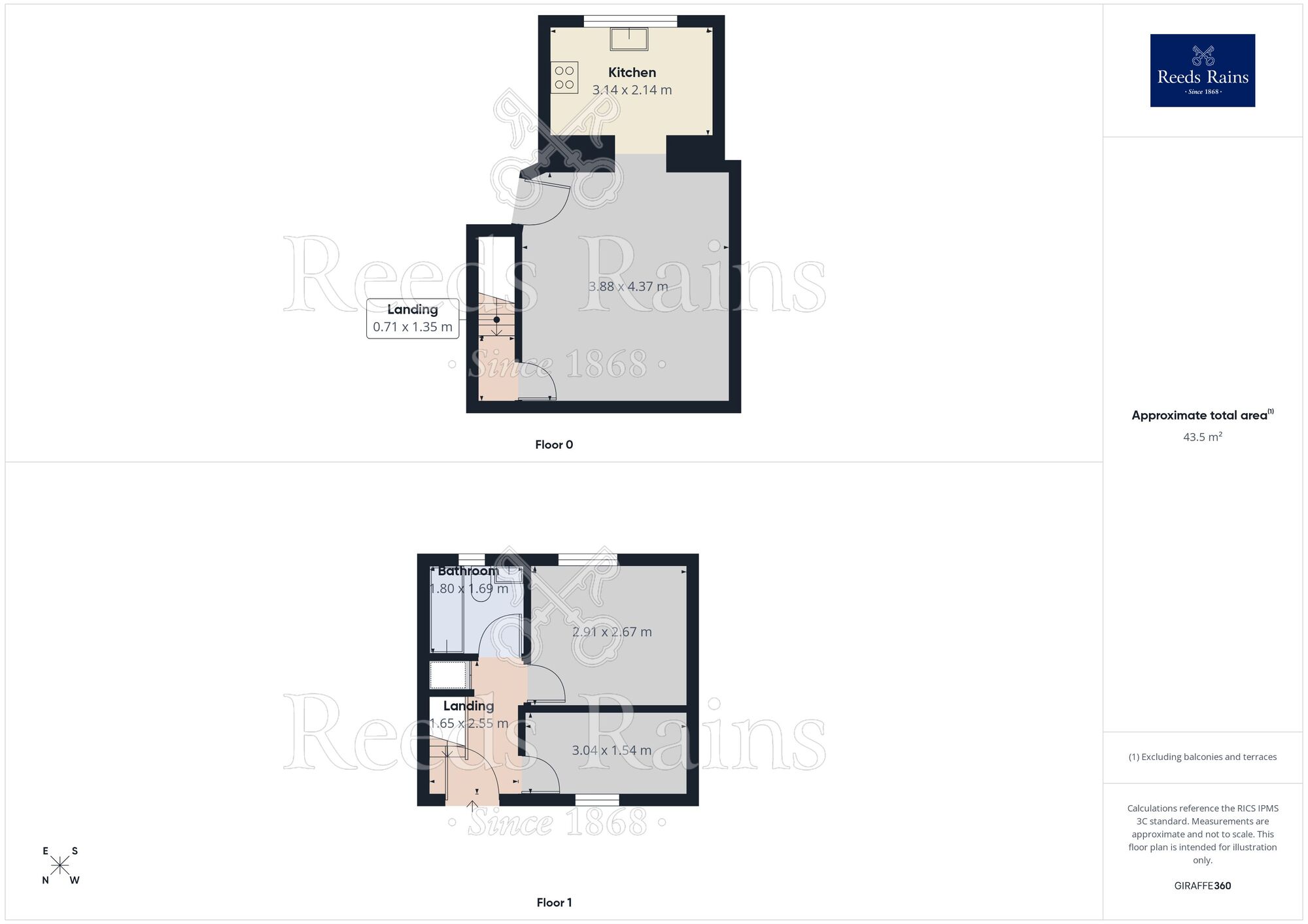 Floorplan of 2 bedroom Mid Terrace House for sale, Mount Terrace, Upper Mount Street, West Yorkshire, WF17